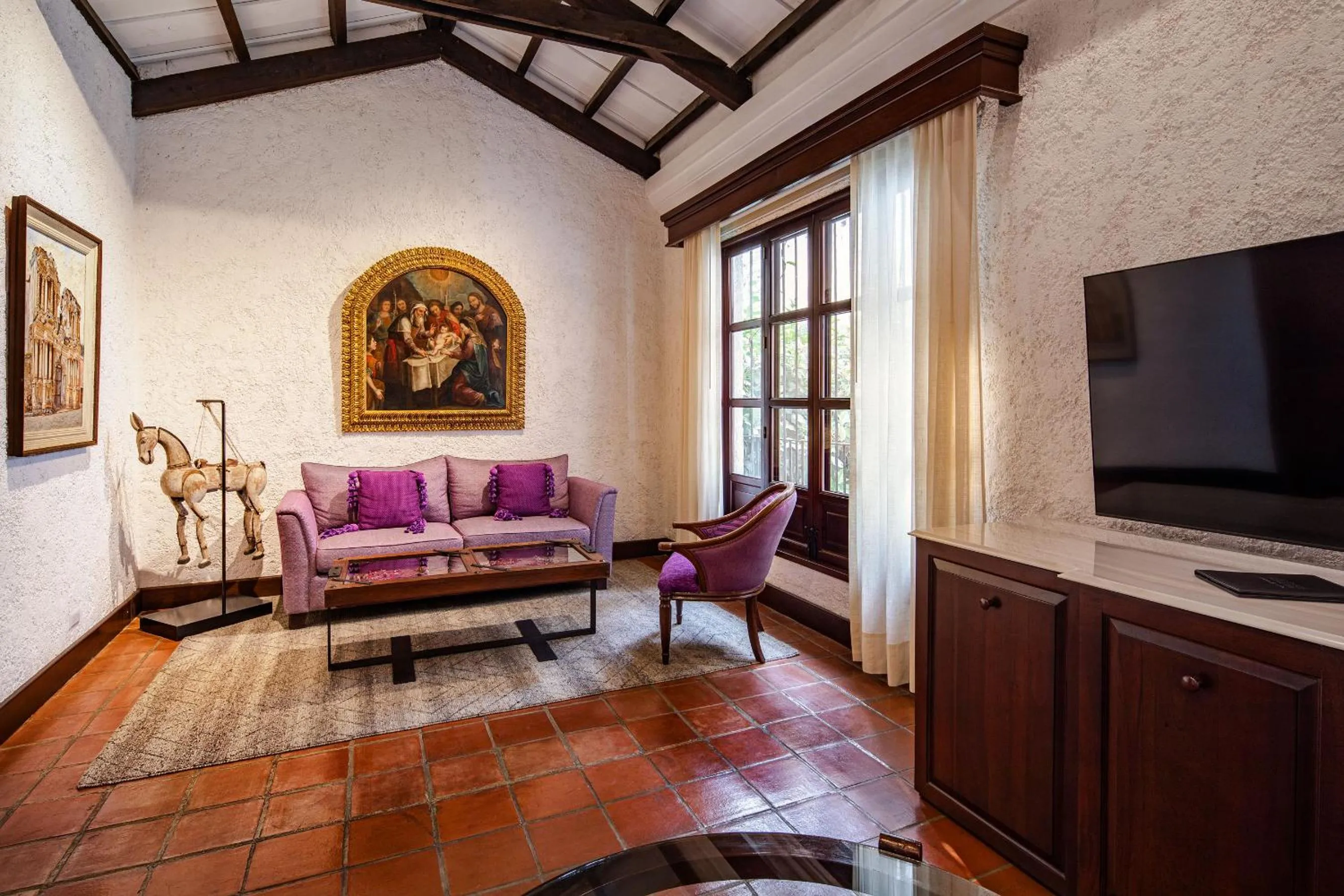 Living room in Las Cruces Boutique Hotel