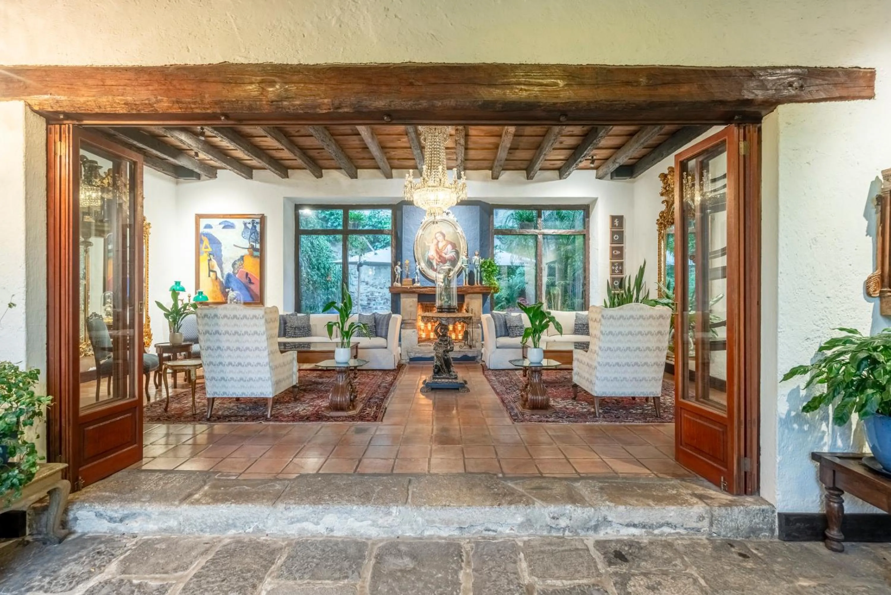 Living room in Las Cruces Boutique Hotel