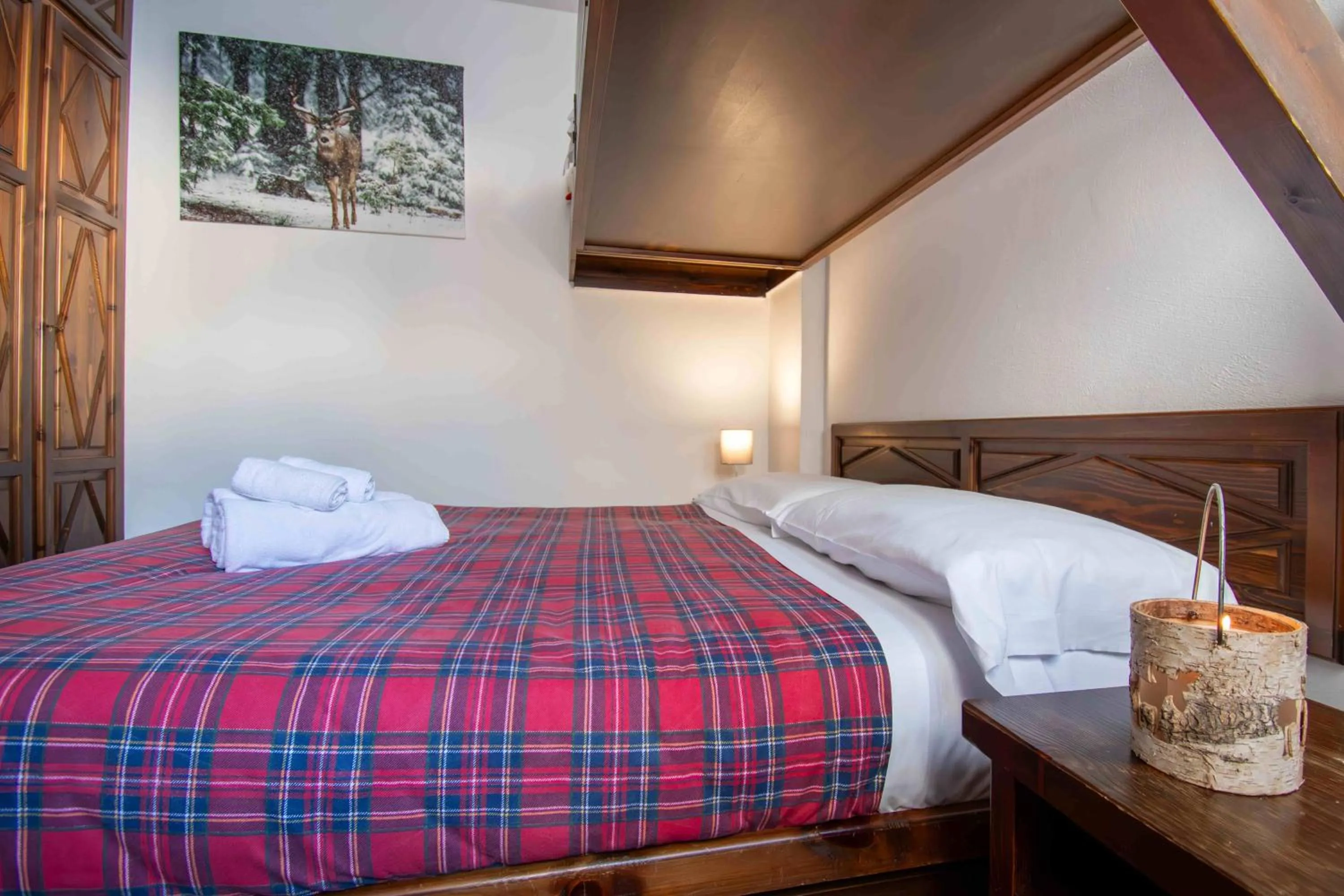 Bed in Resort Palace Sestriere 1 e 2