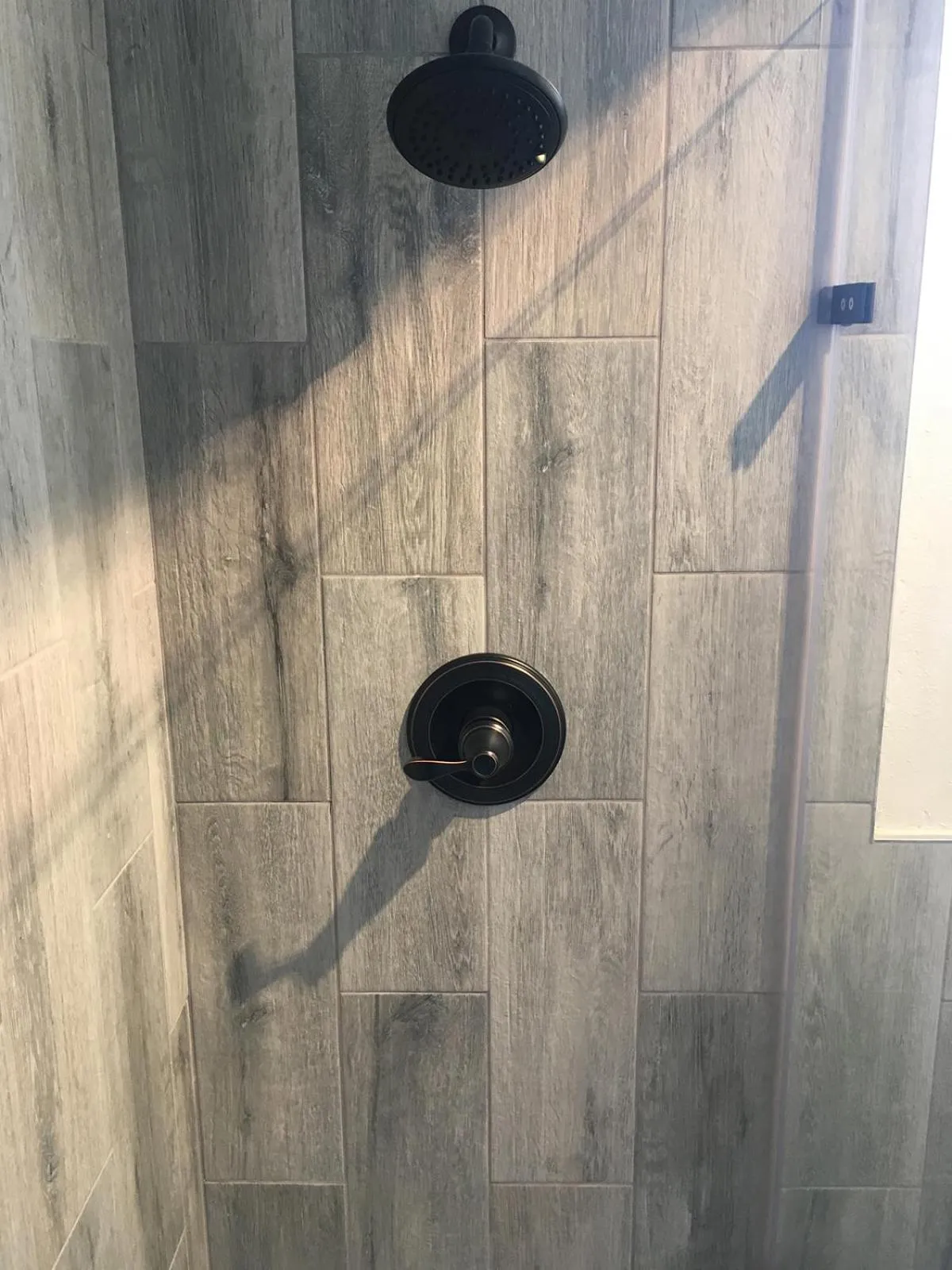 Shower in Rainbow Motel