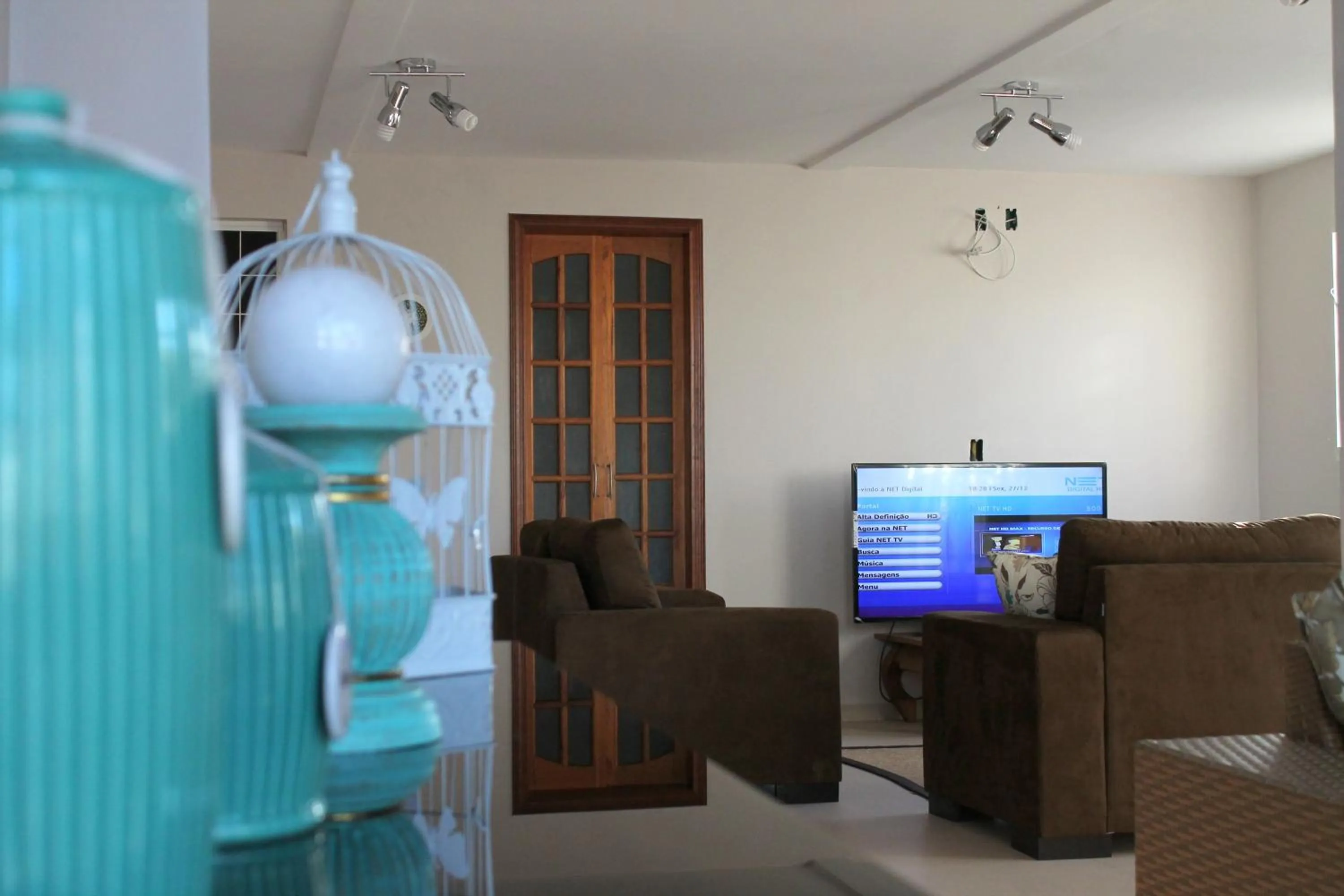 Living room in Hotel Água Viva - Cachoeira Paulista - SP - Próximo a Canção Nova
