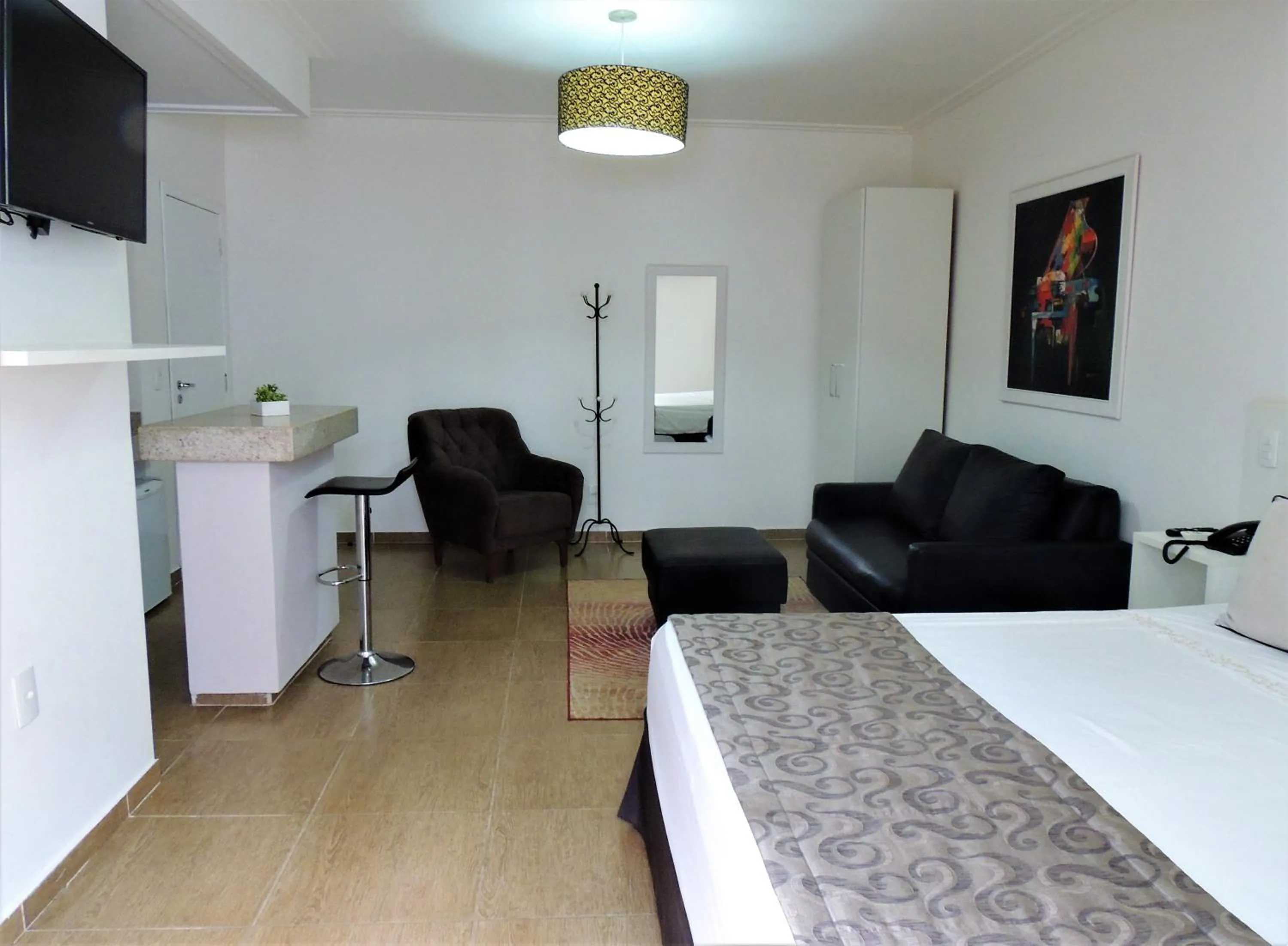 Photo of the whole room in Hotel Água Viva - Cachoeira Paulista - SP - Próximo a Canção Nova