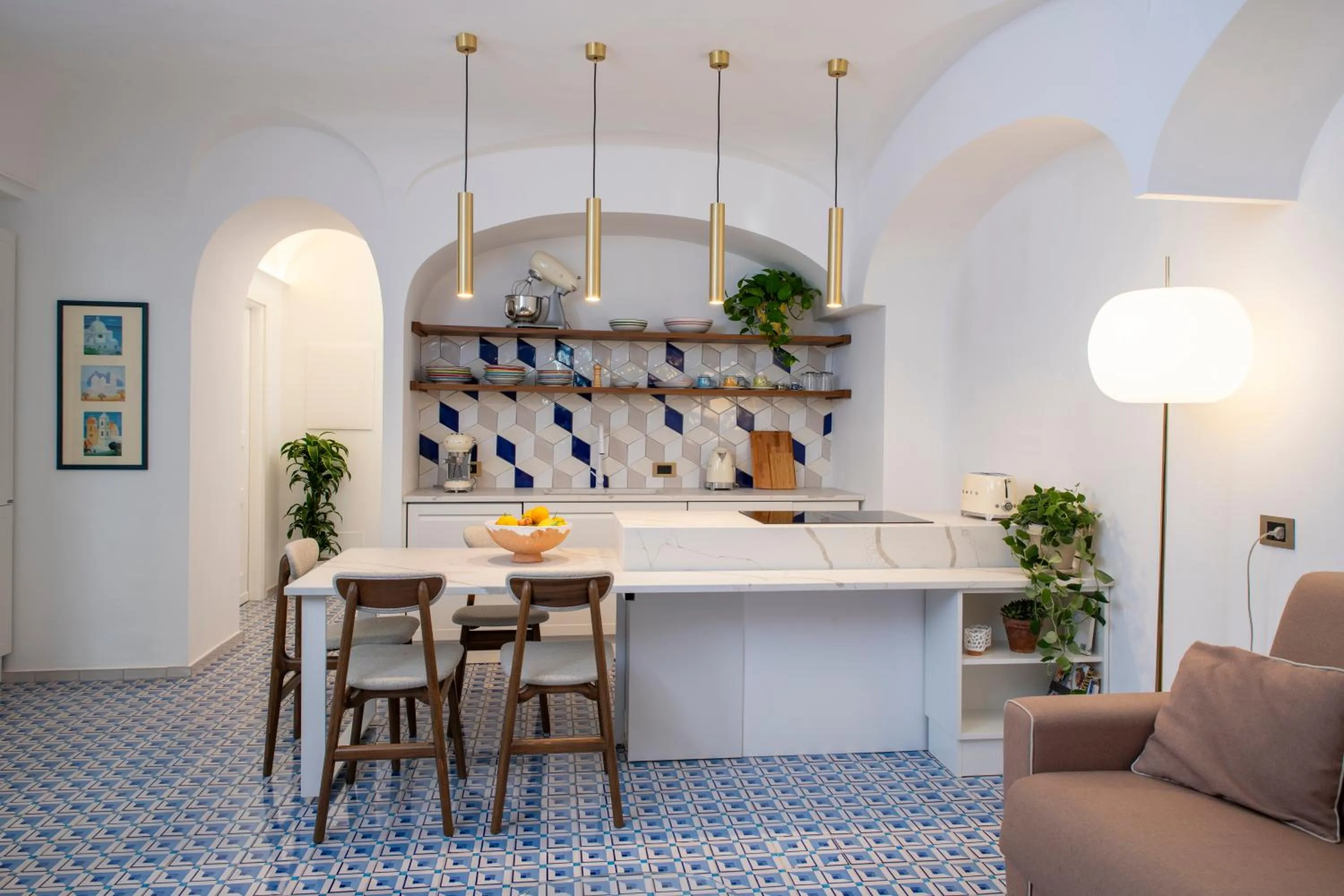 kitchen in OraBlu Exclusive Villas