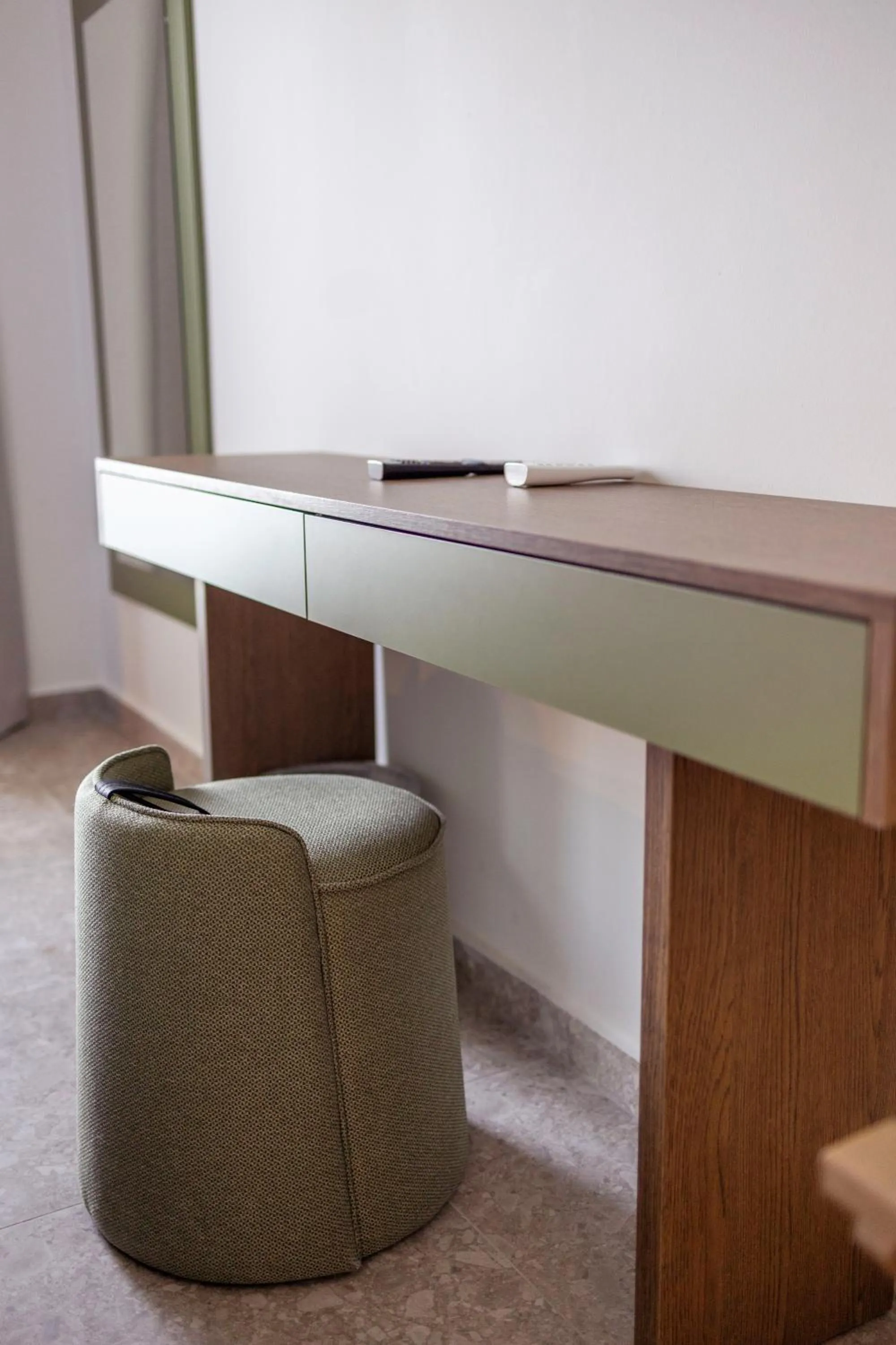 Seating area in Messinian Bay