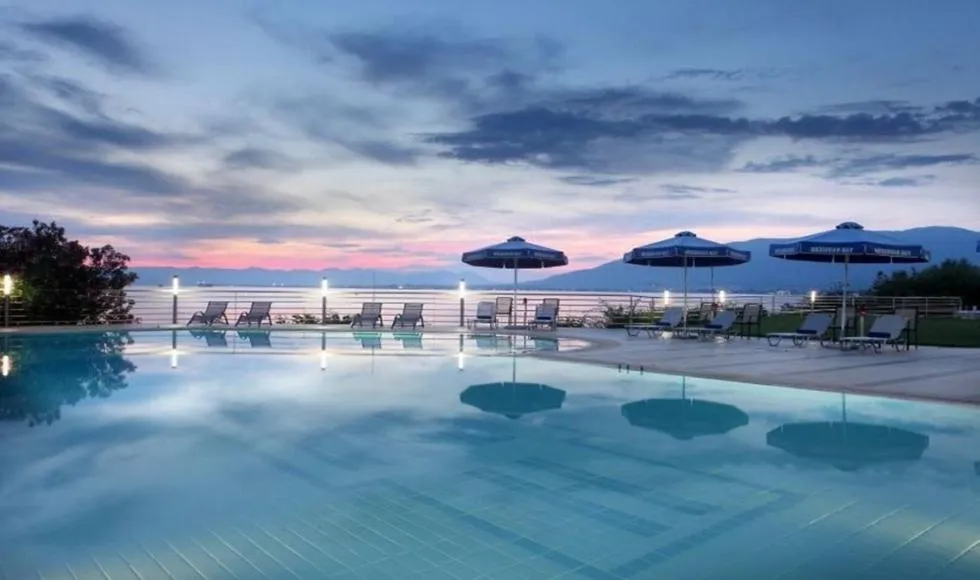 Swimming pool in Messinian Bay