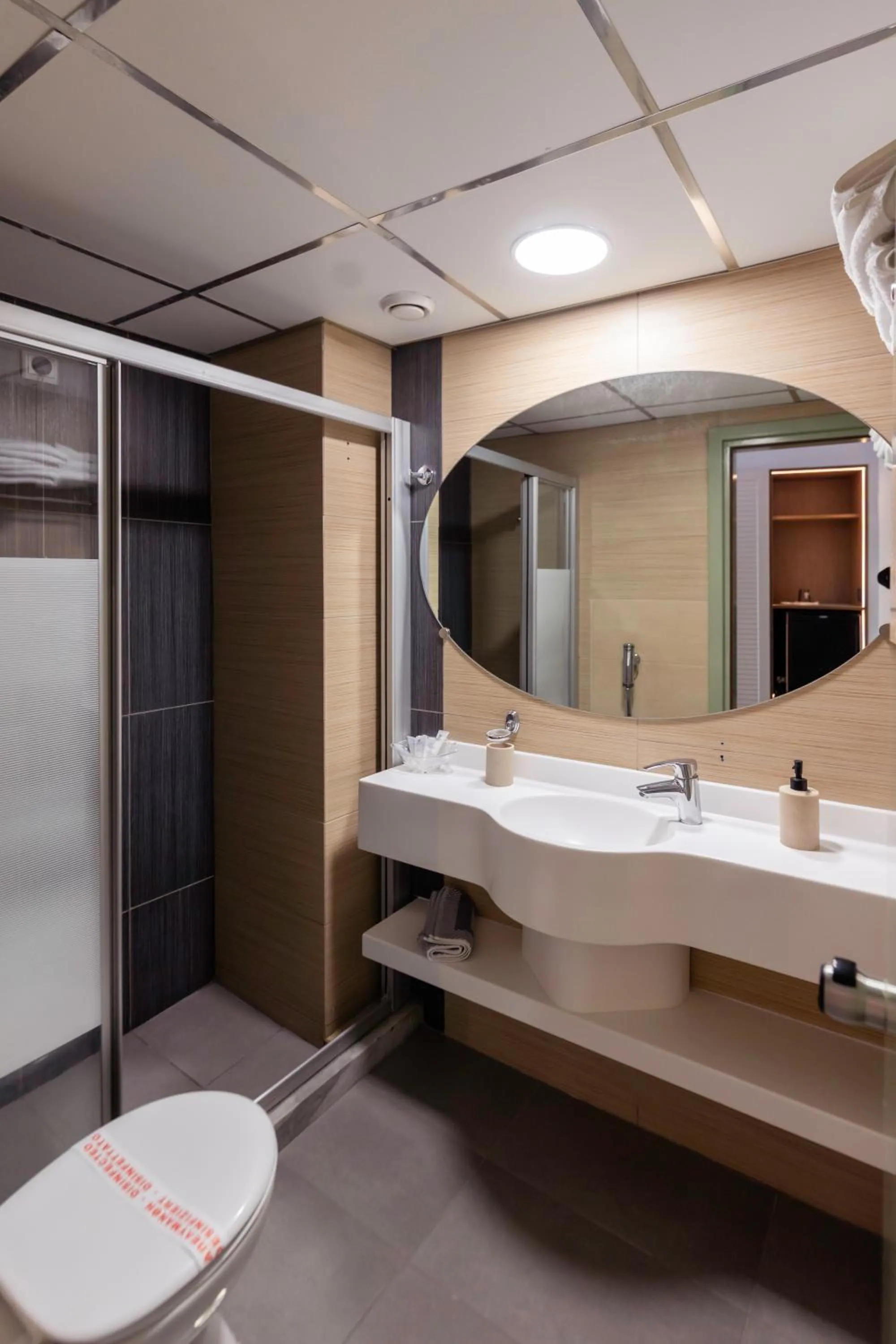 Shower in Messinian Bay