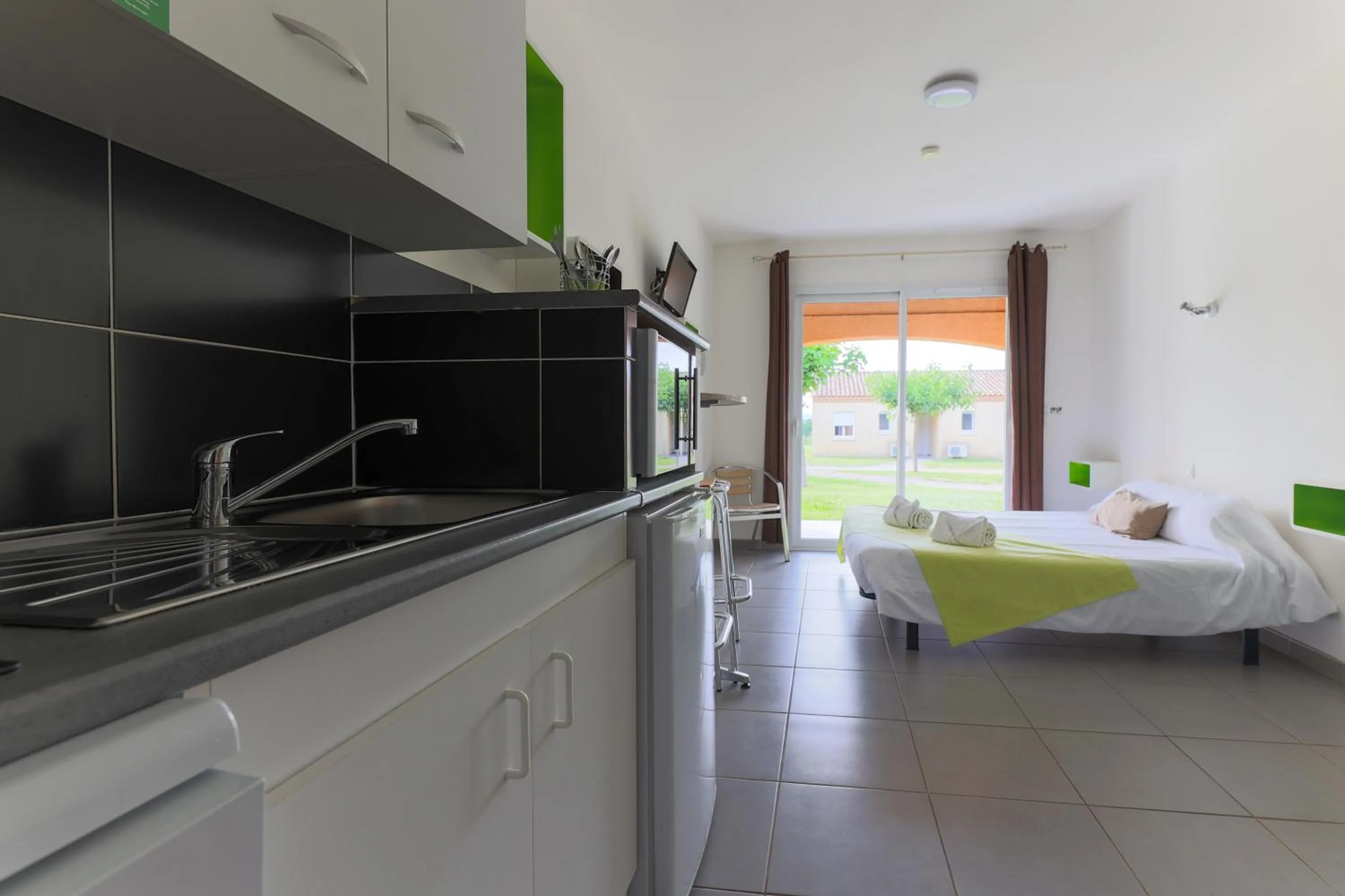 Bed in Park & Suites Village Gorges de l'Hérault-Cévennes