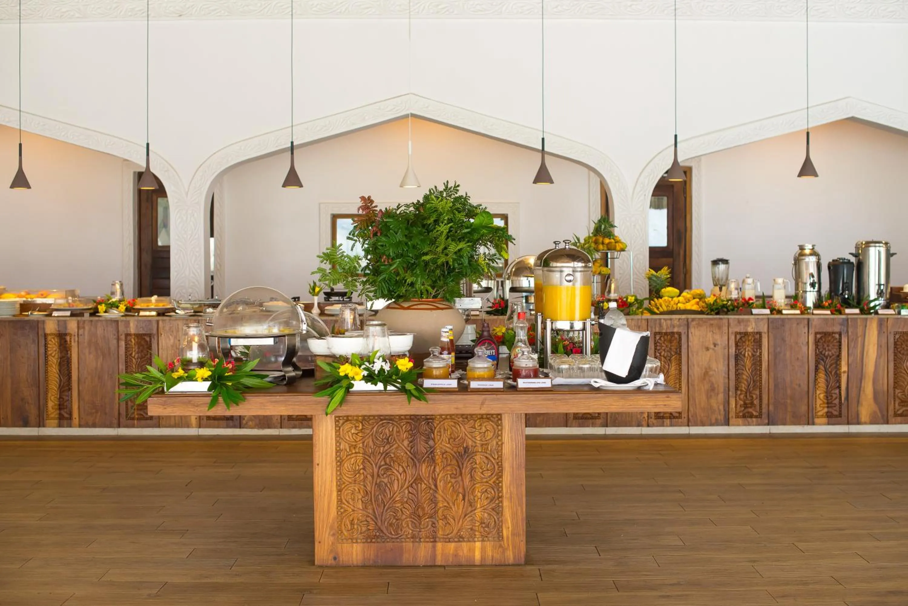 Buffet breakfast in Konokono Beach Resort and Isaraya Luxury Overwater Villas