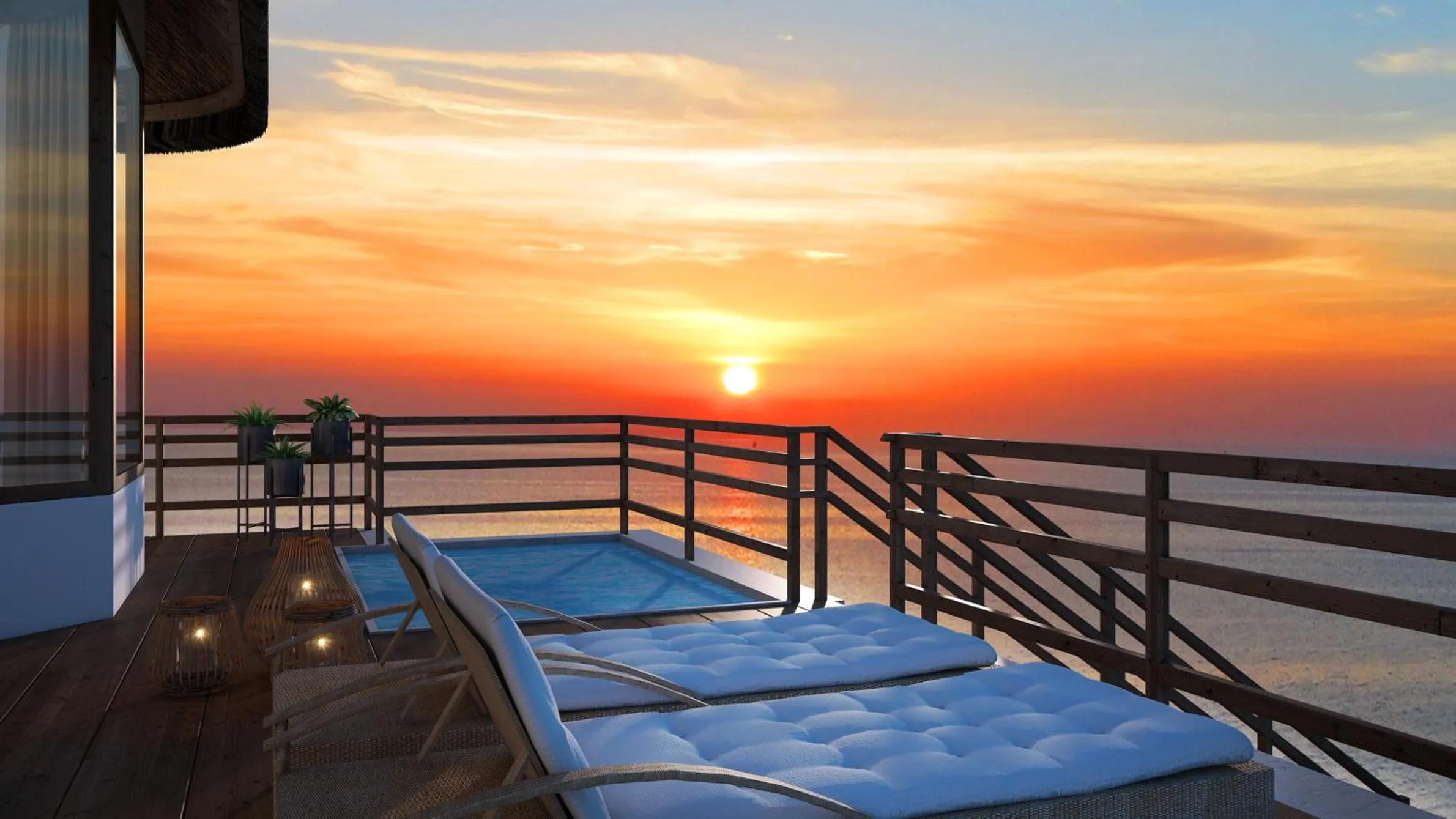 Balcony/Terrace in Konokono Beach Resort and Isaraya Luxury Overwater Villas