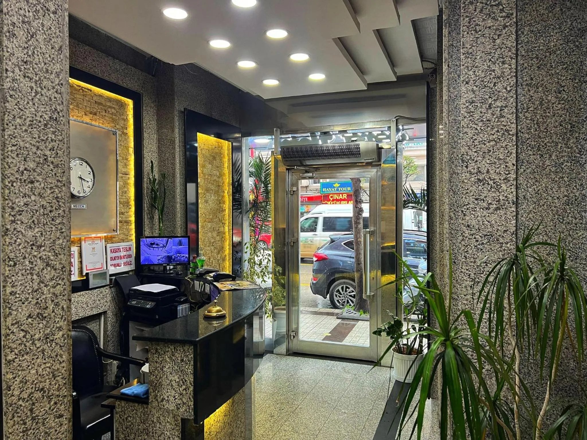 Lobby or reception in Seref Hotel