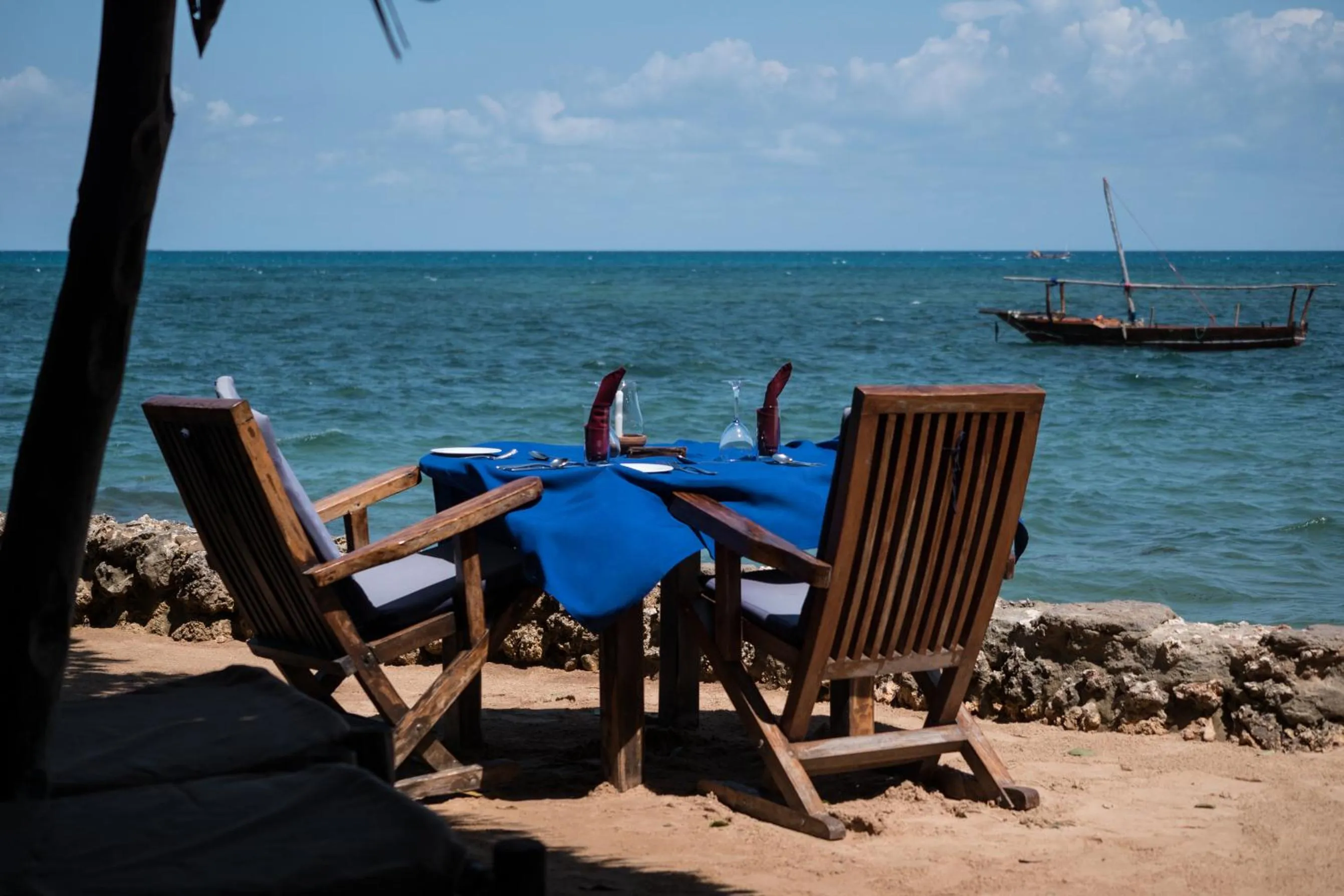 Restaurant/places to eat in Fumba Beach Lodge