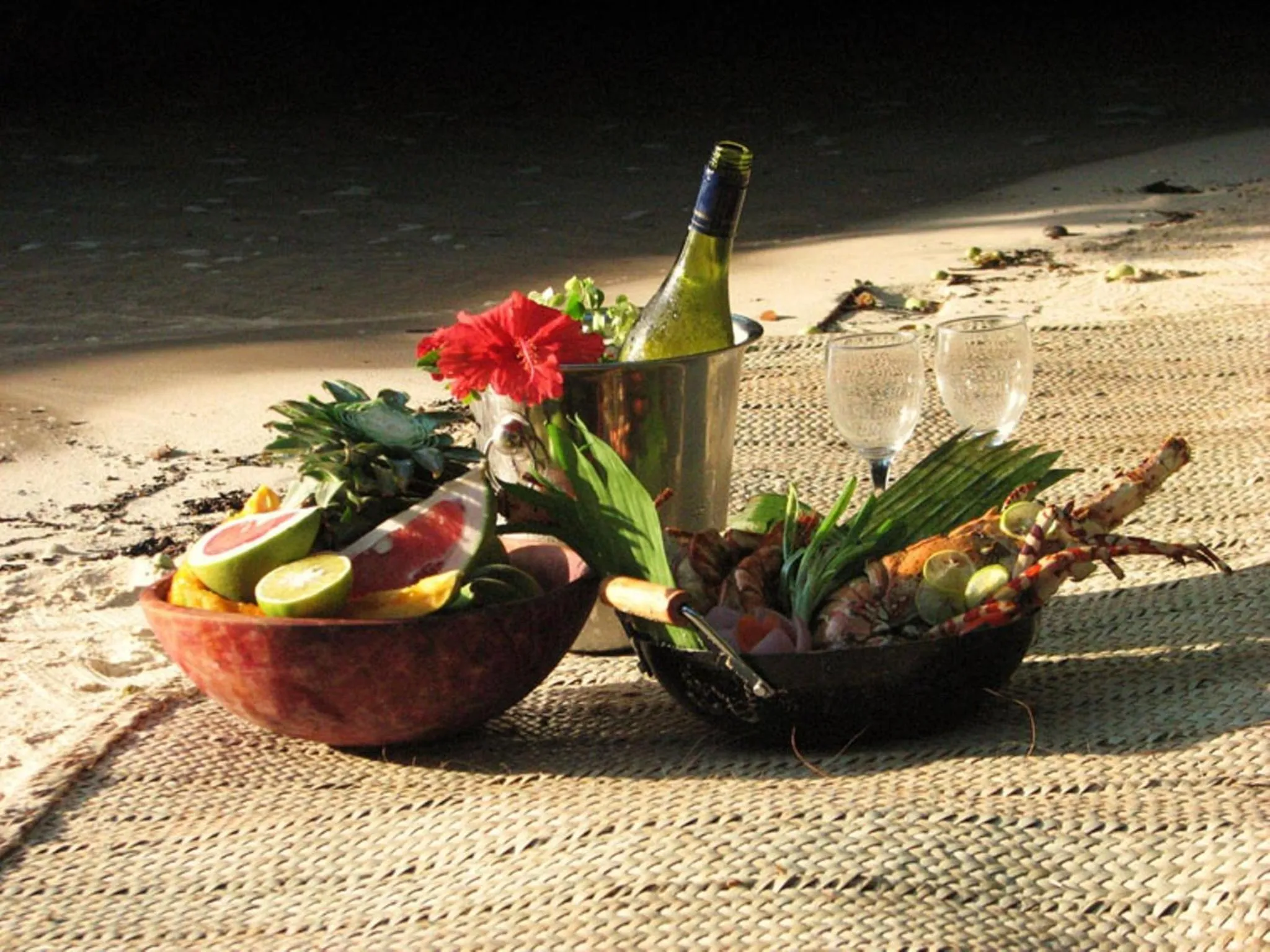 Alcoholic drinks in Fumba Beach Lodge