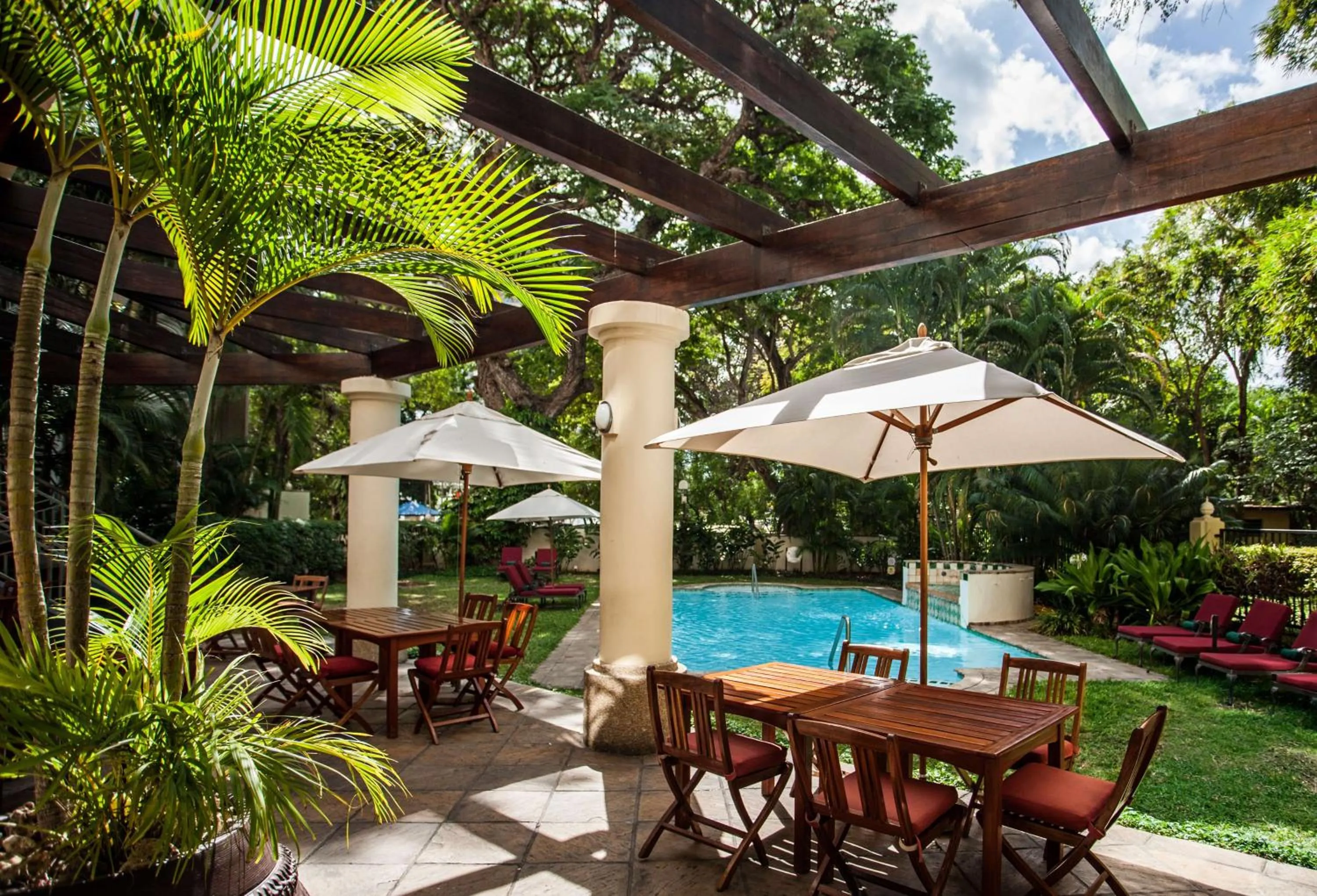 Pool view in Southern Sun Dar es Salaam