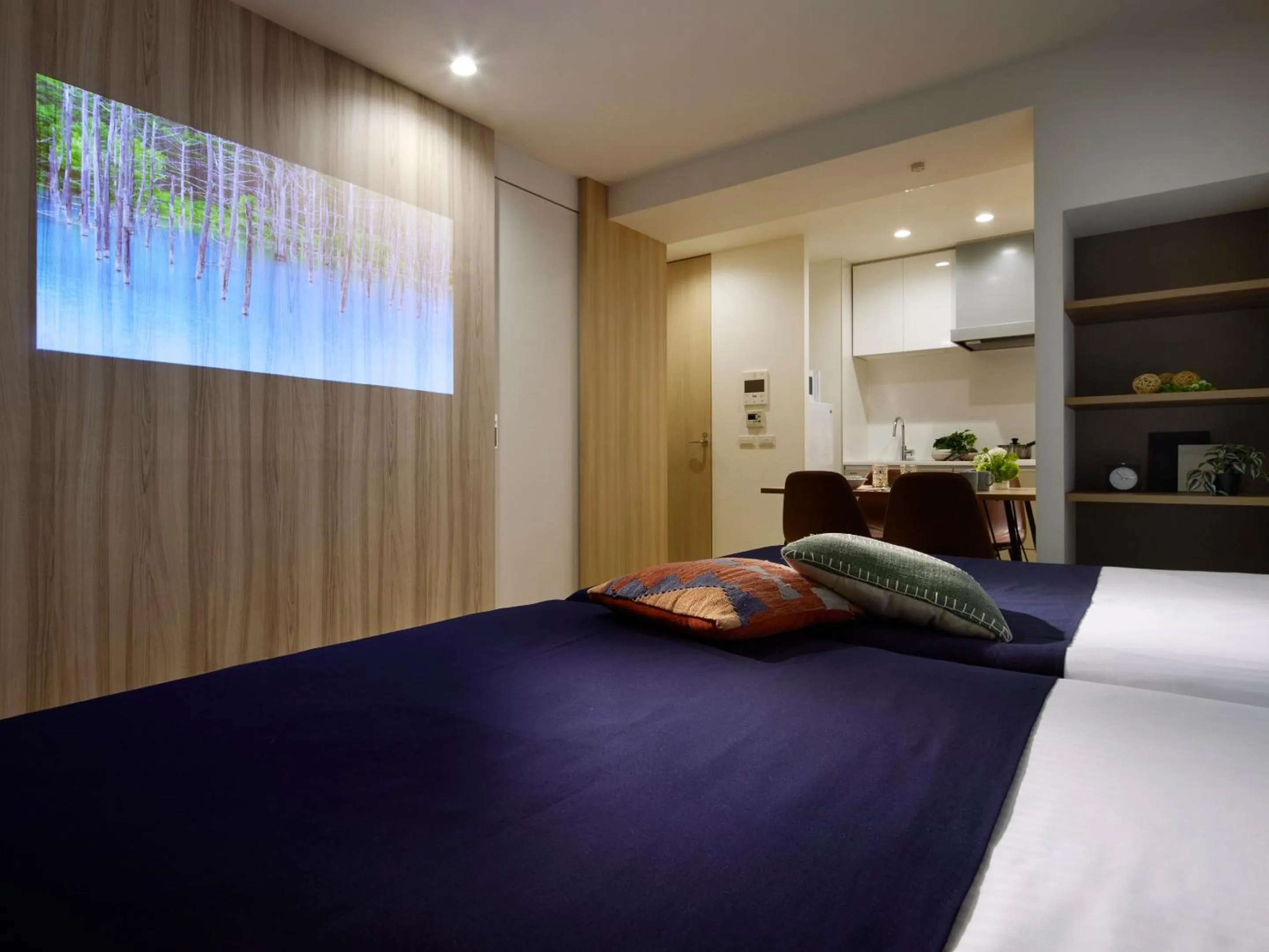 Bedroom, Bed in Minn Umeda North