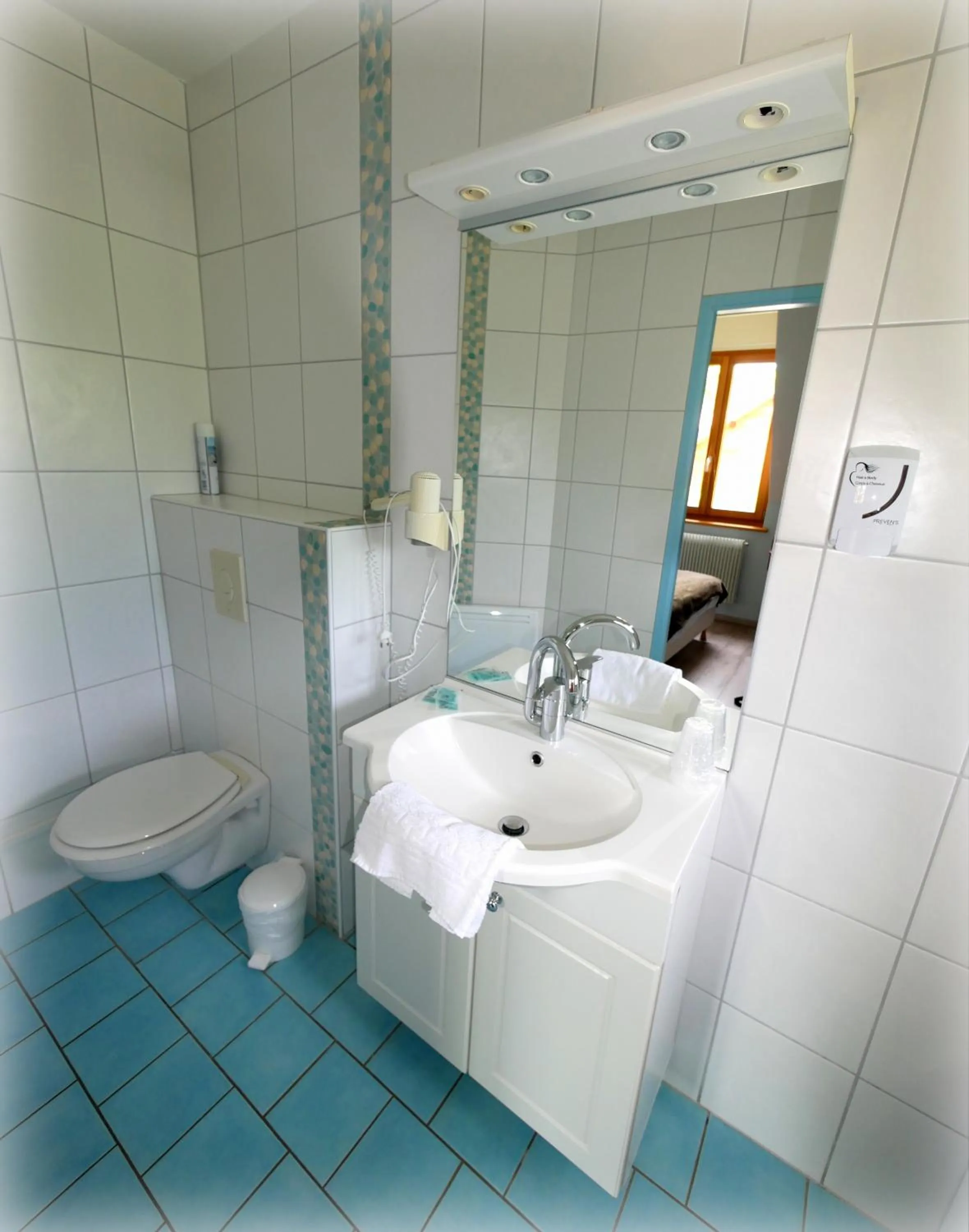 Toilet in Auberge de la Rivière