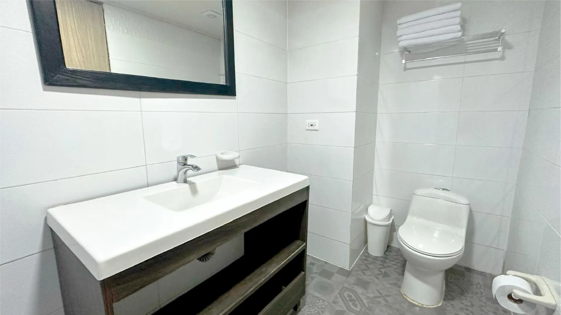 Bathroom in Hotel Blue Cove by On vacation