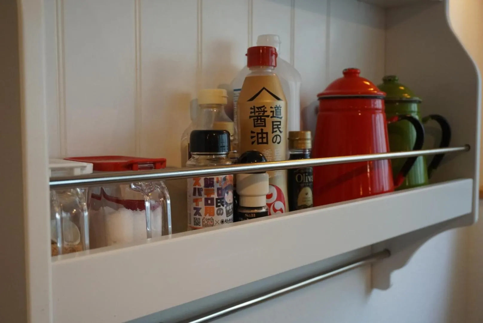 Communal kitchen in Guest House Moshiripa