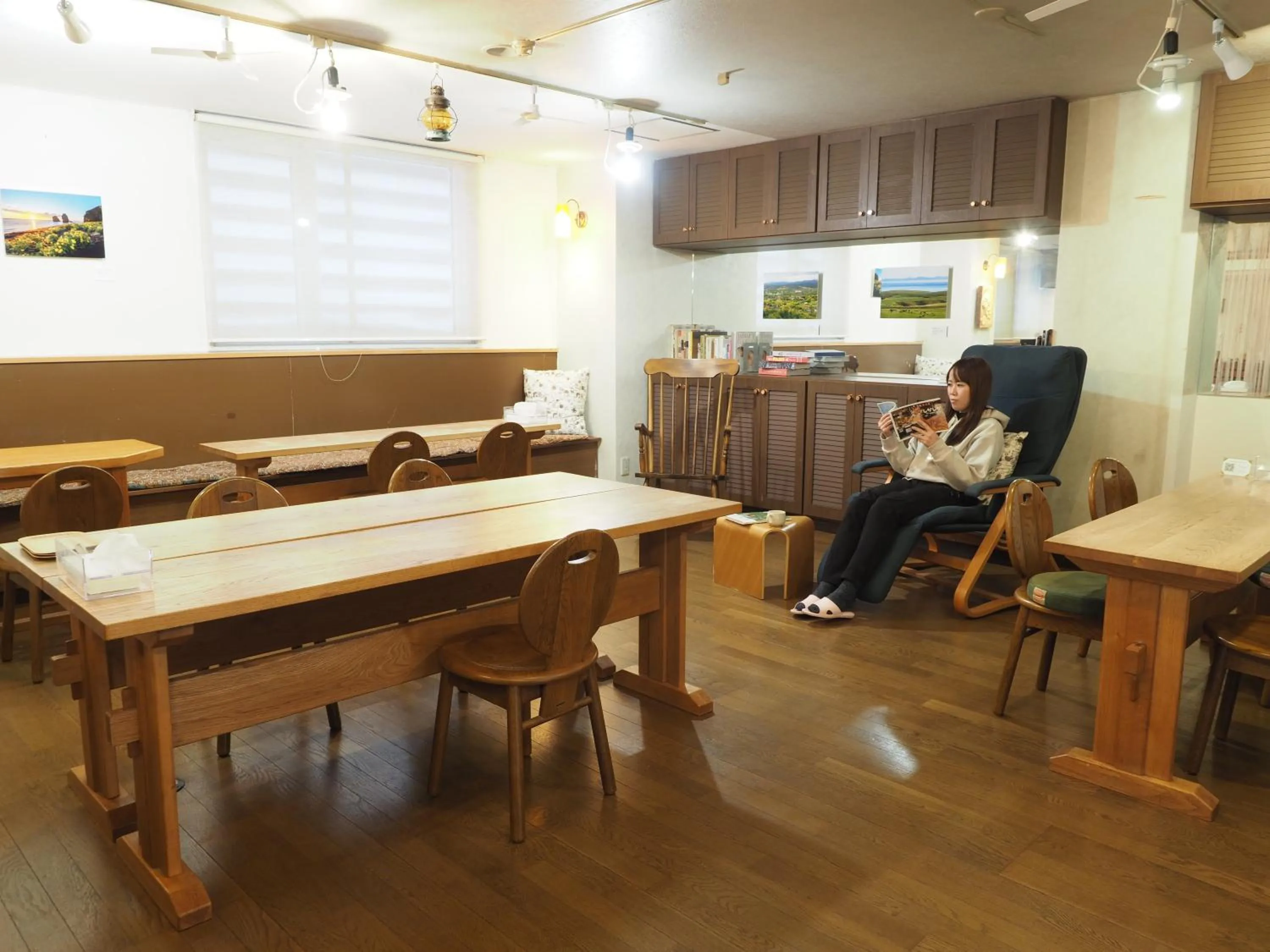 Living room in Guest House Moshiripa