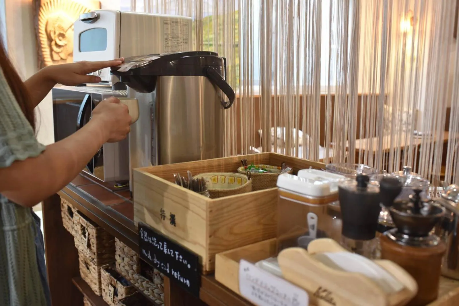 Coffee/tea facilities in Guest House Moshiripa