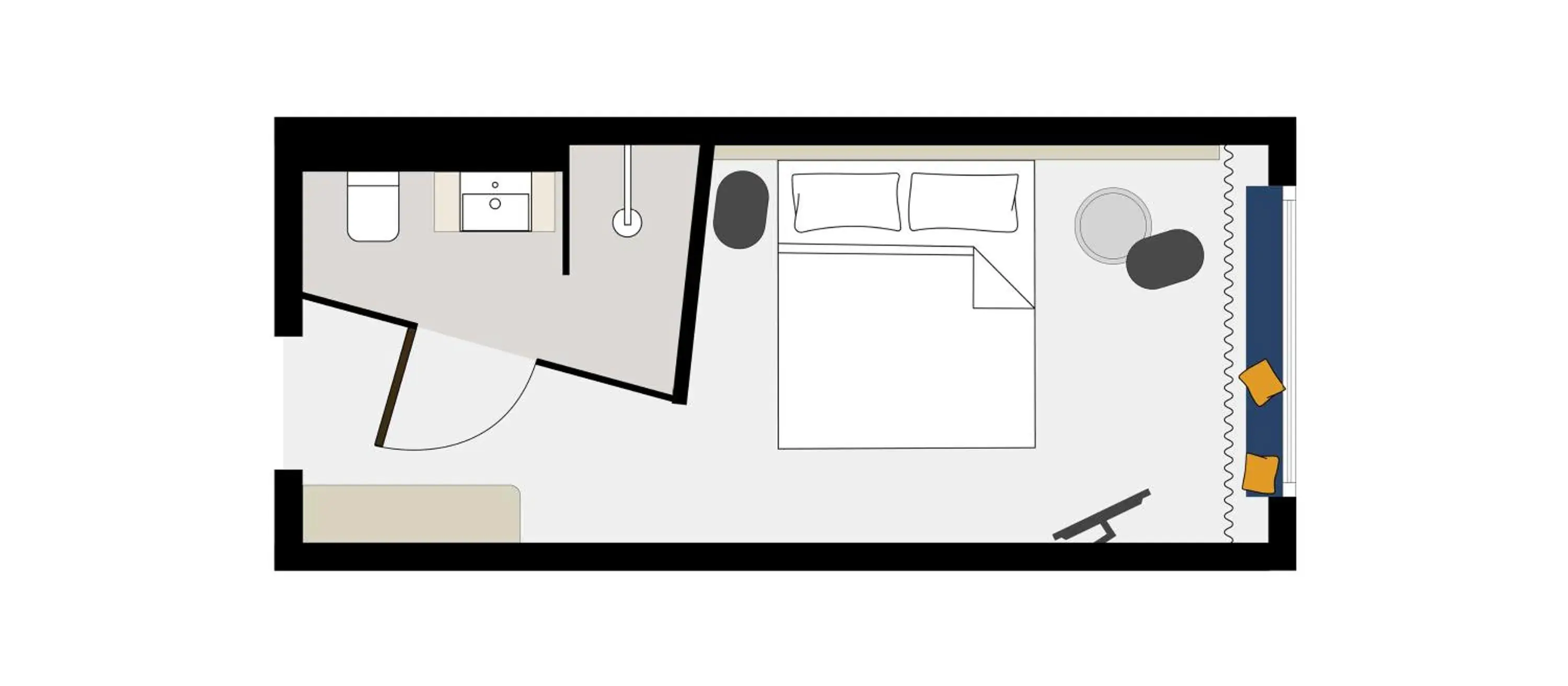 Single Room - single occupancy in Val Blu Sport | Hotel | SPA Single Room - single occupancy in Val Blu Sport | Hotel | SPA