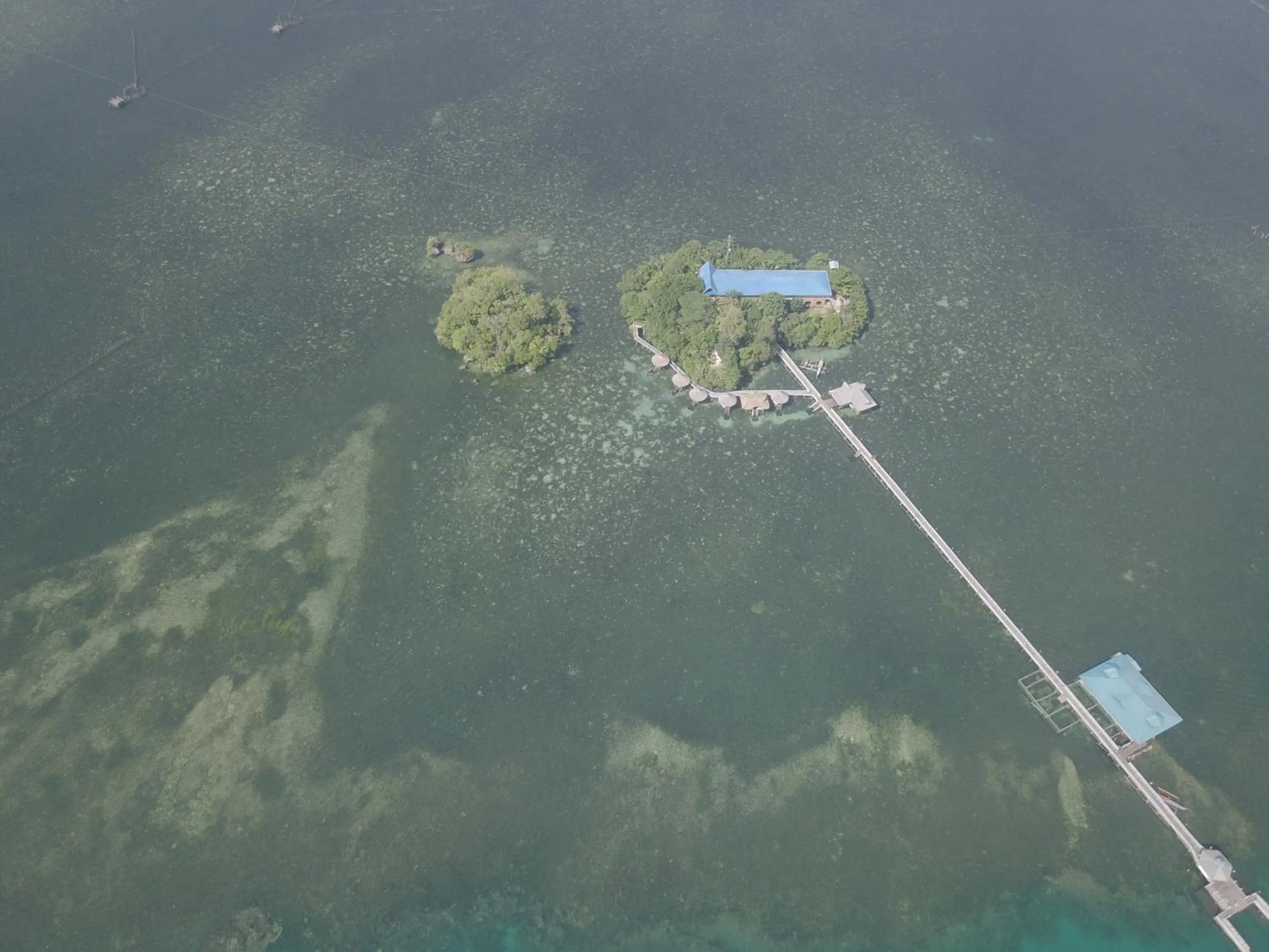 Bird's eye view in Enchanted River Rock Island Resort