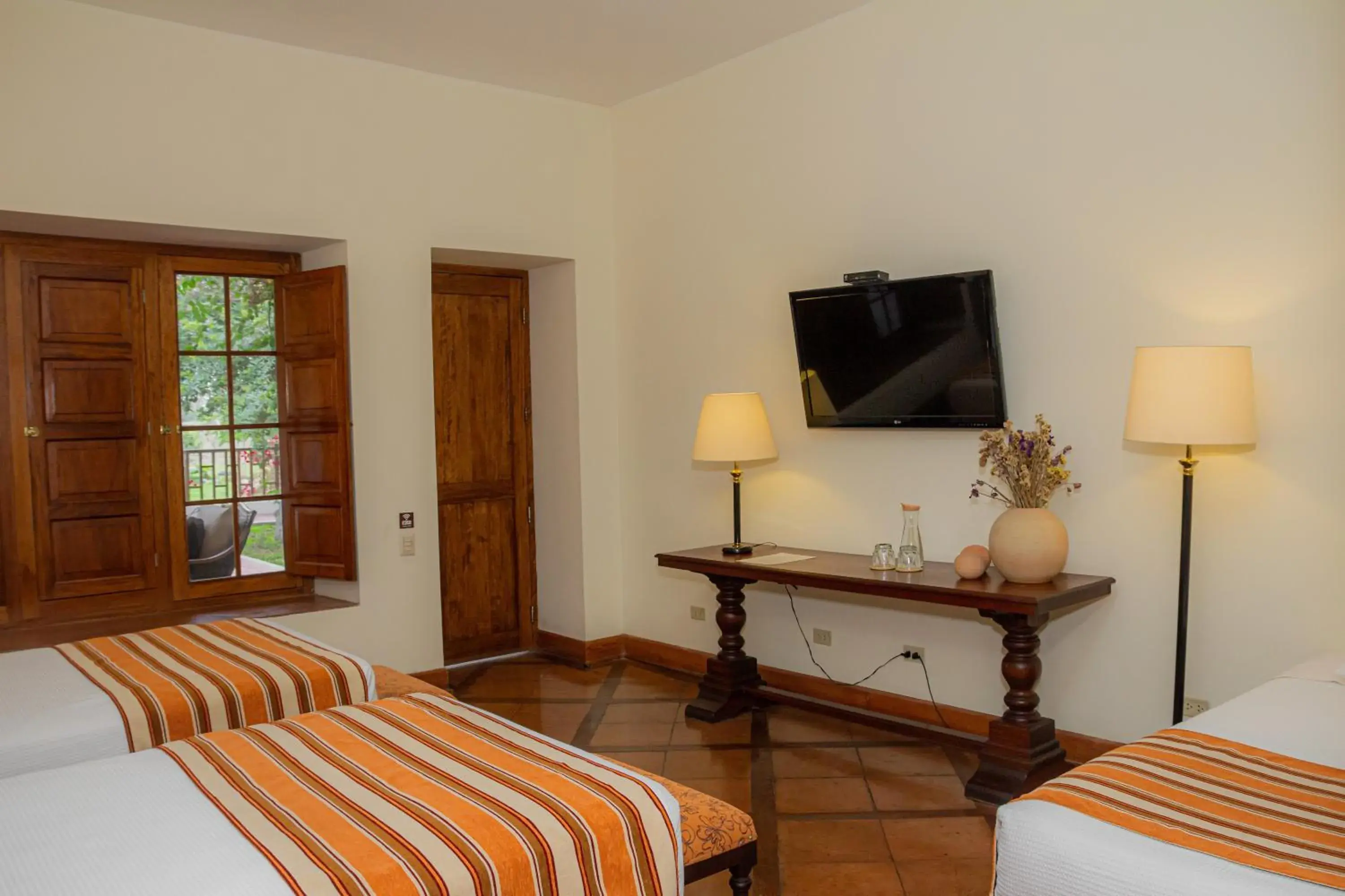 Queen Room with Garden View in Casa Hacienda San Jose Queen Room with Garden View in Casa Hacienda San Jose