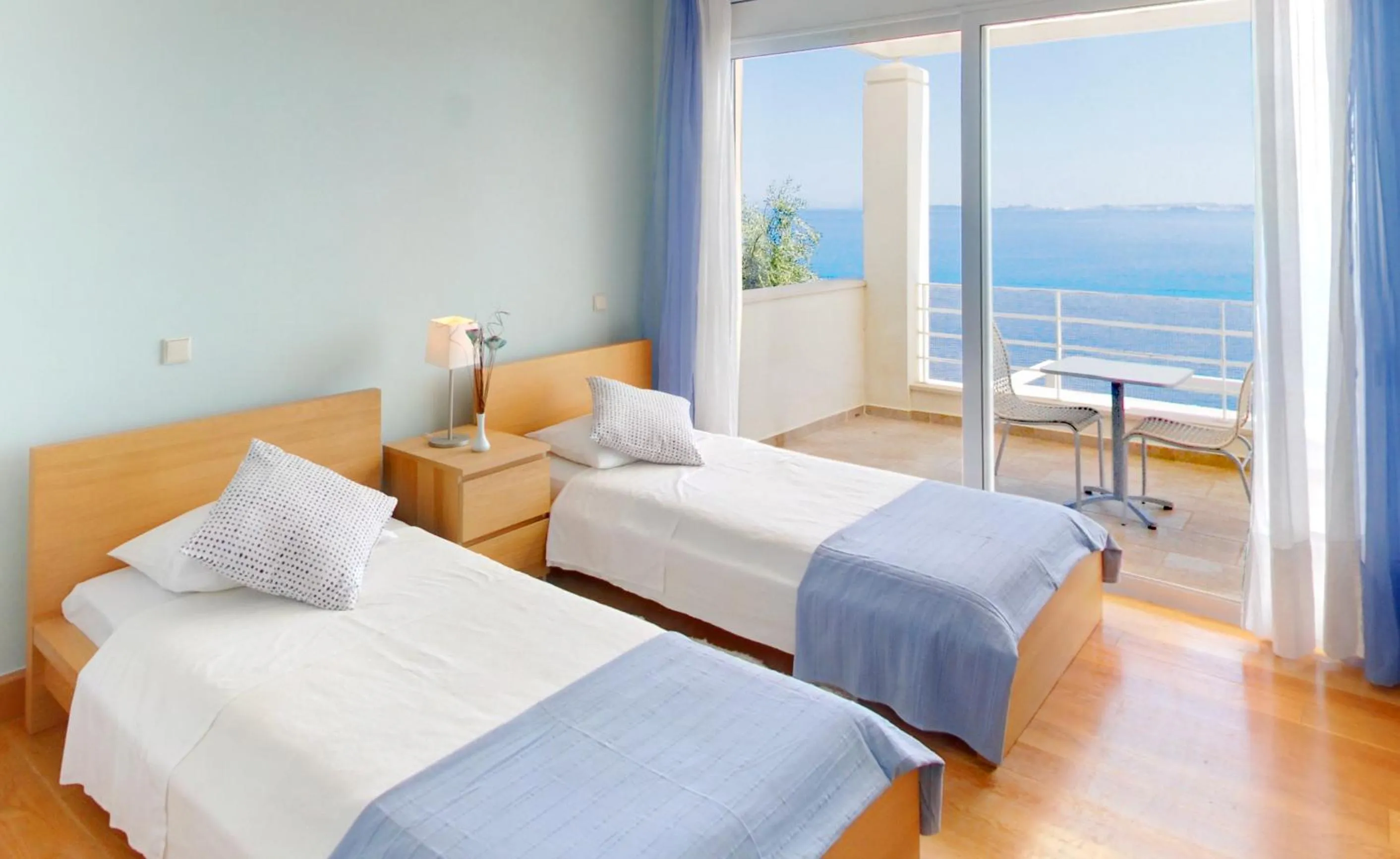 Bedroom, Bed in Corfu Luxury Villas