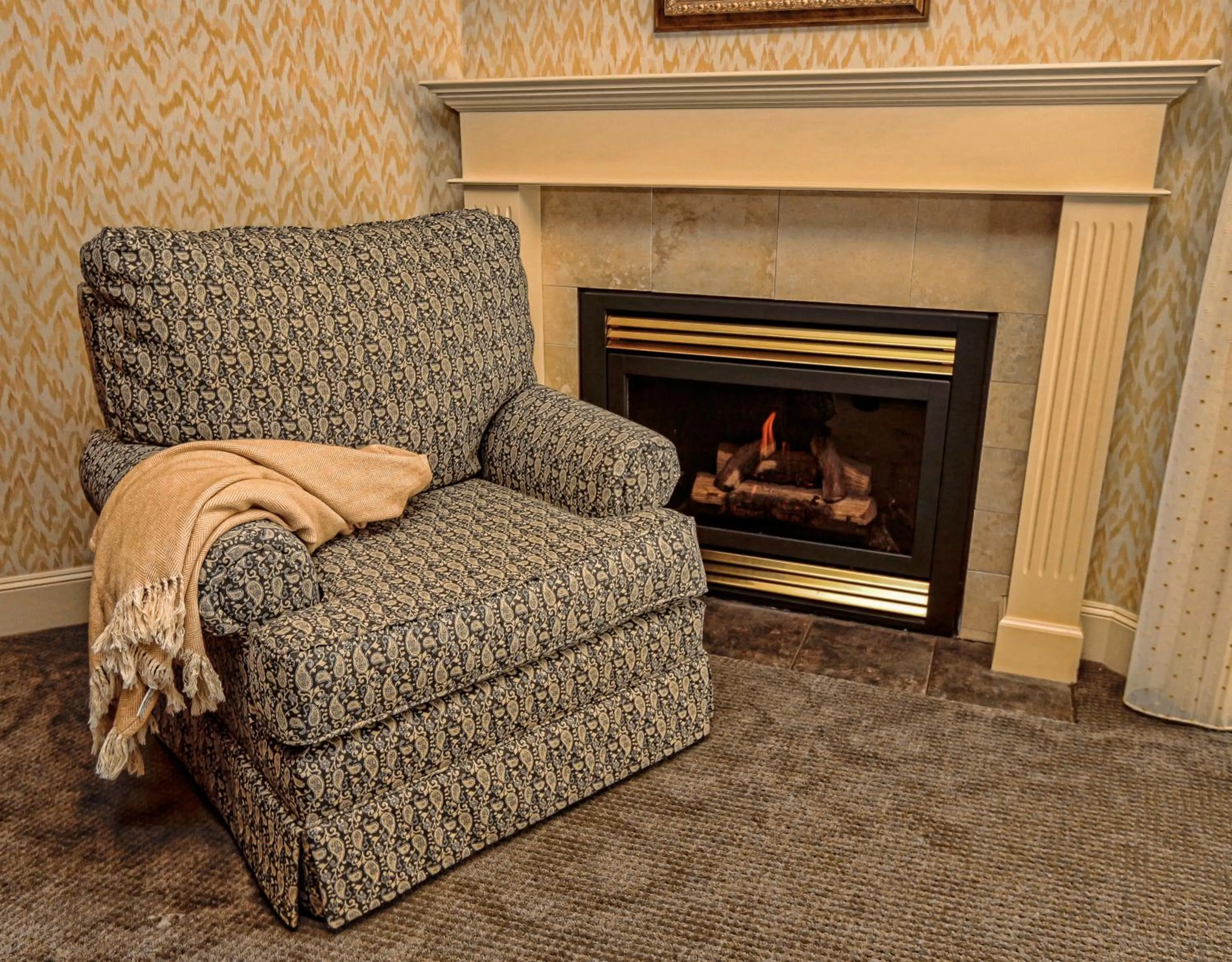 Seating area in Fairhaven Village Inn