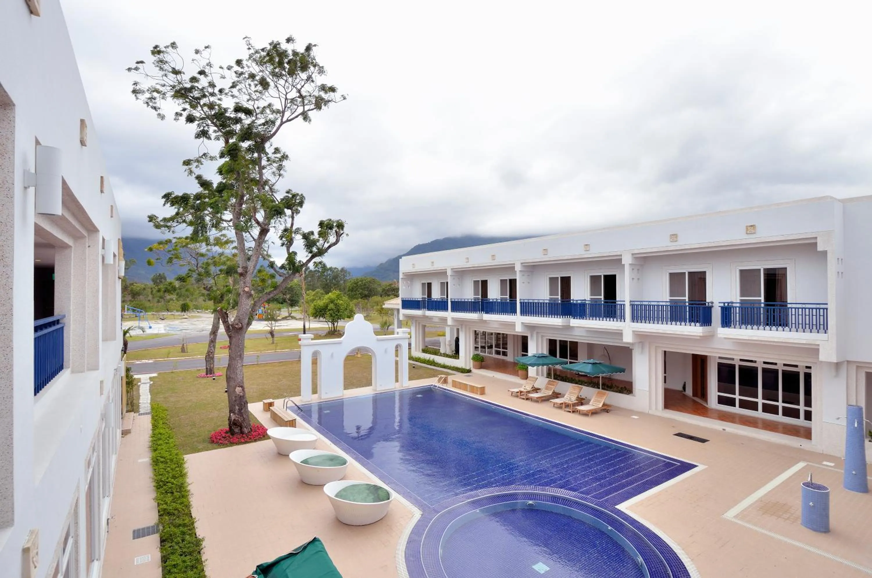 Pool view in J Resort