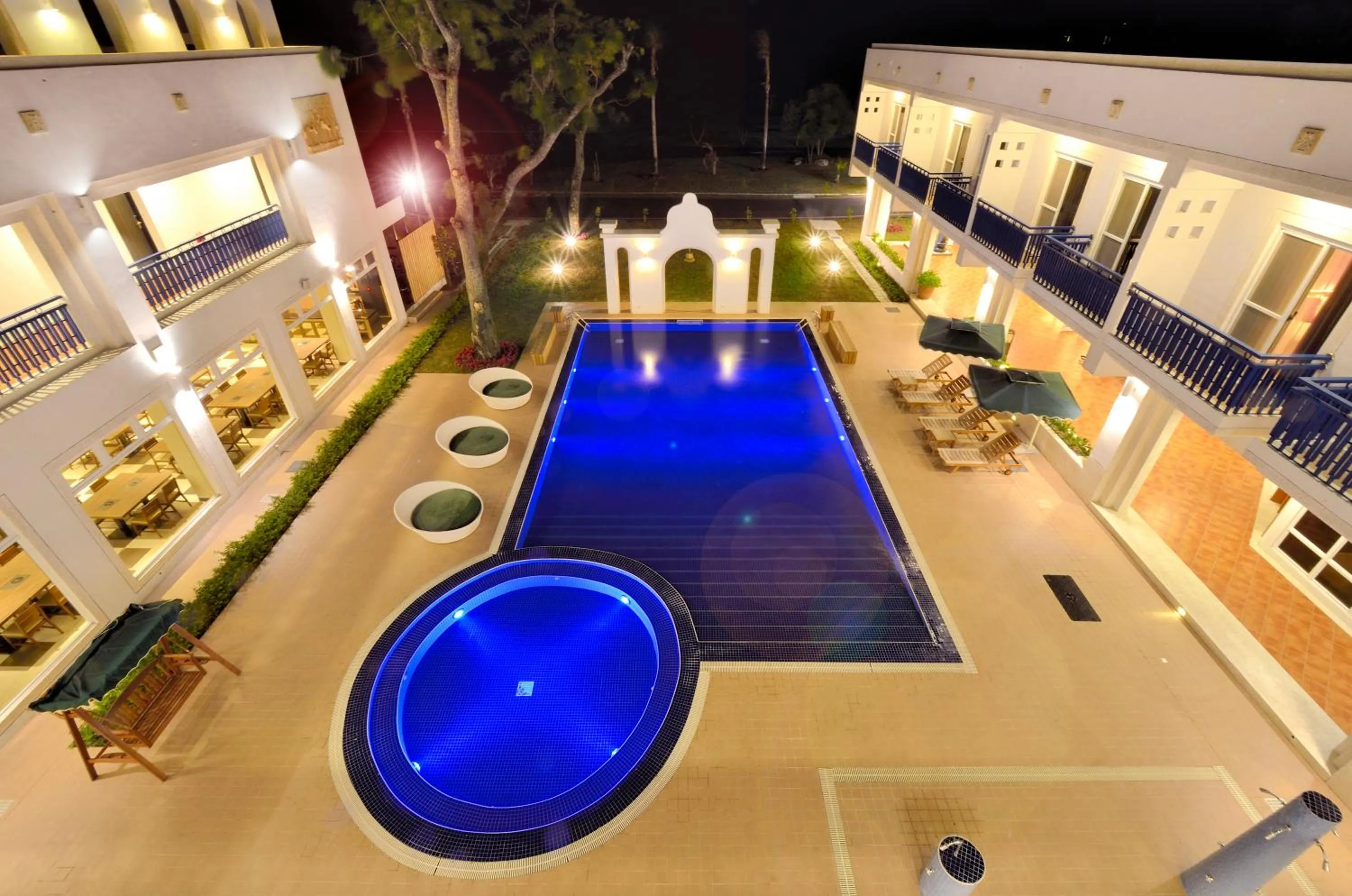 Pool view in J Resort