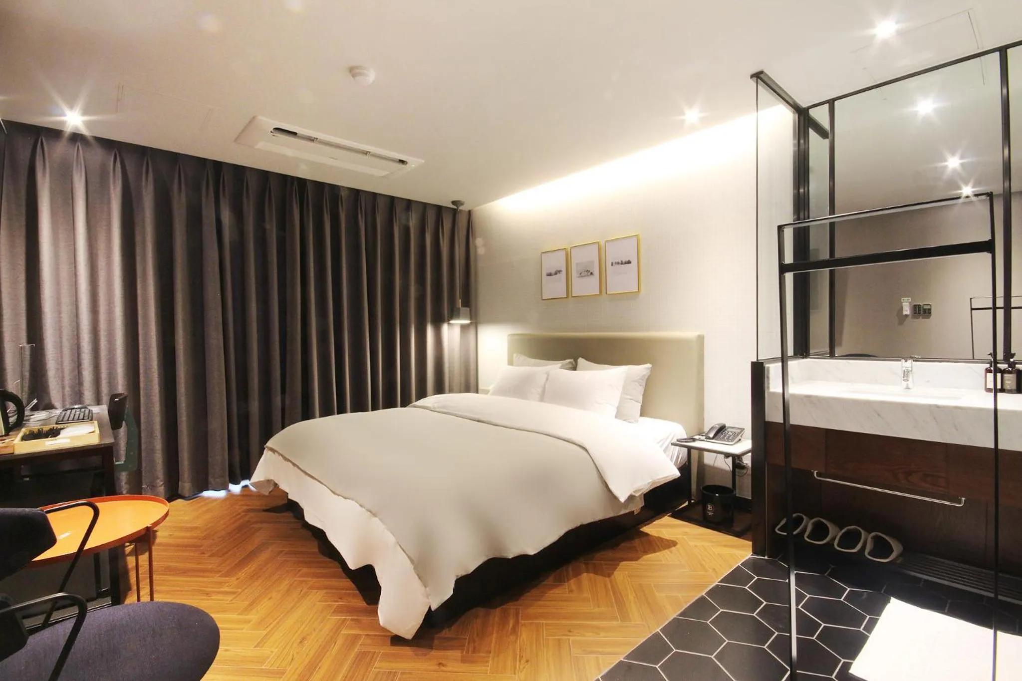 Bed in Brown Dot Hotel Seomyeon