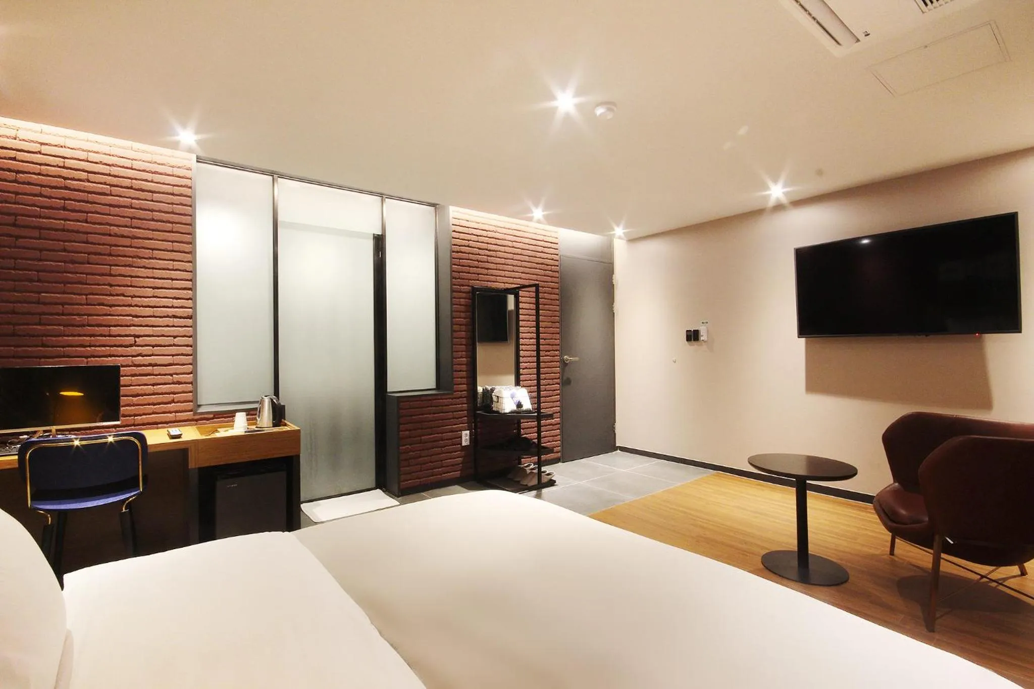 Bed in Brown Dot Hotel Seomyeon