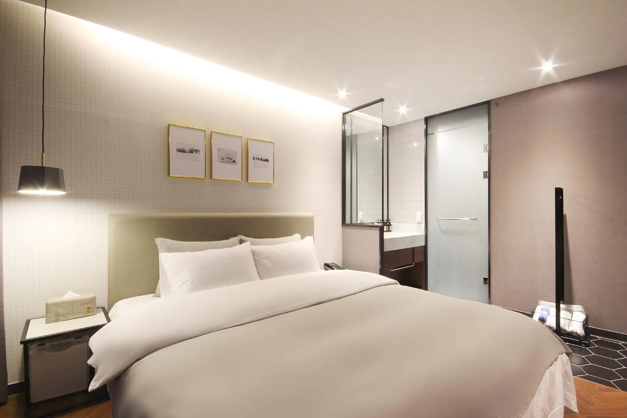 Bed in Brown Dot Hotel Seomyeon