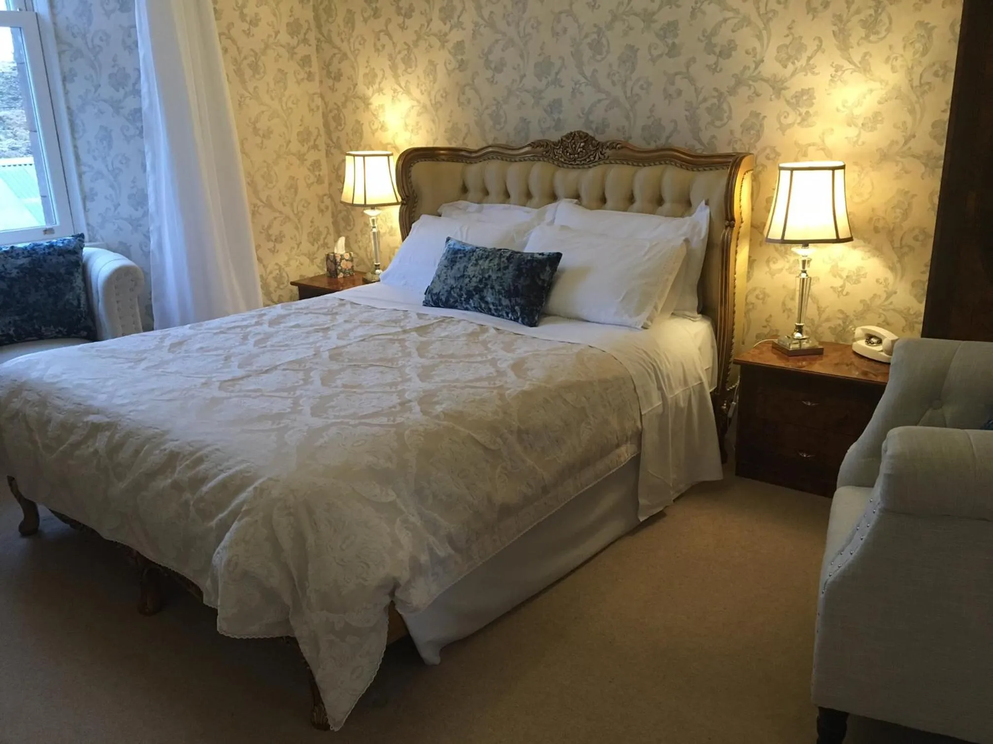 Bed in Ledgowan Lodge Hotel