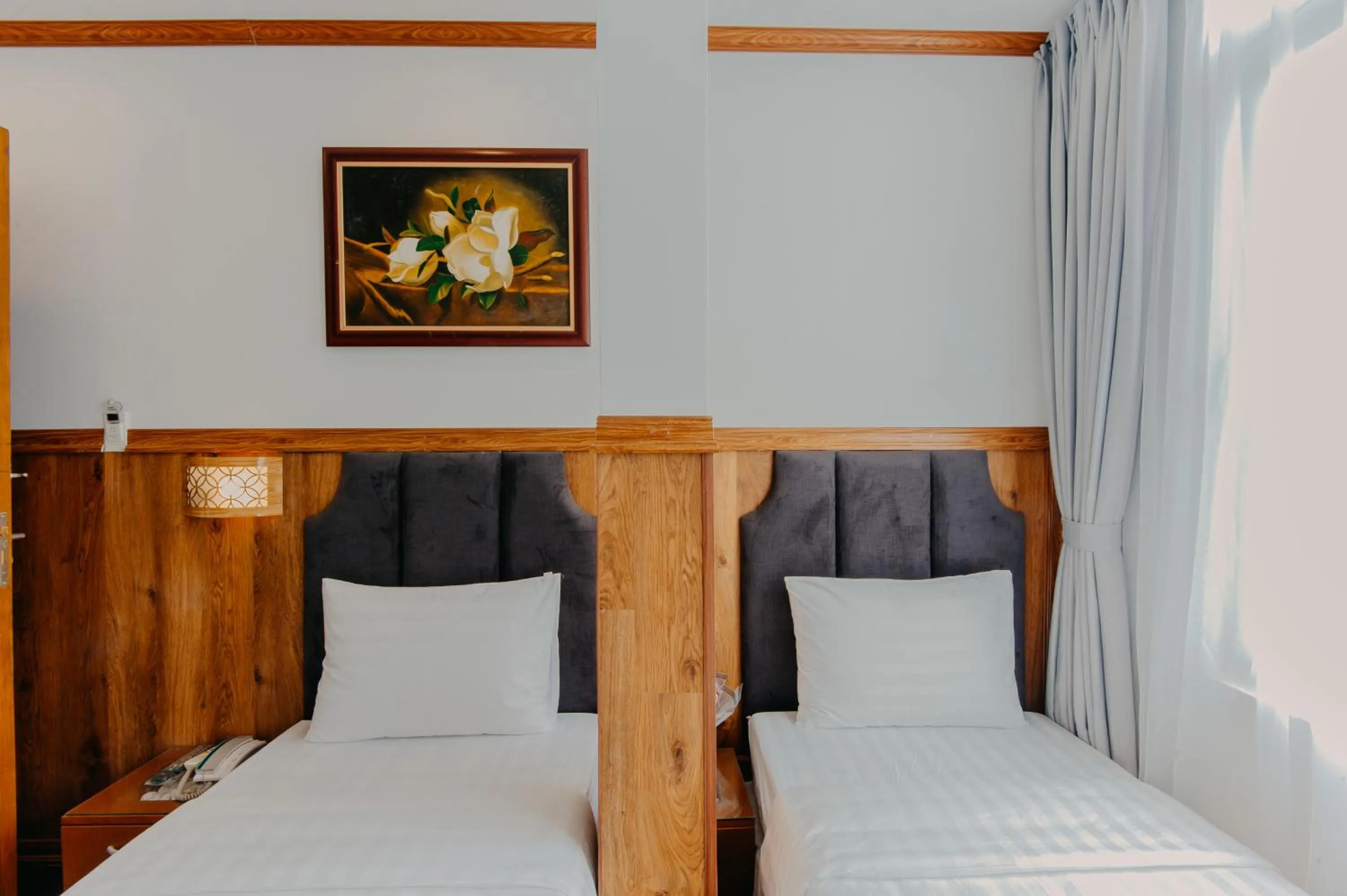 Bed in Hanoi Asia Hotel