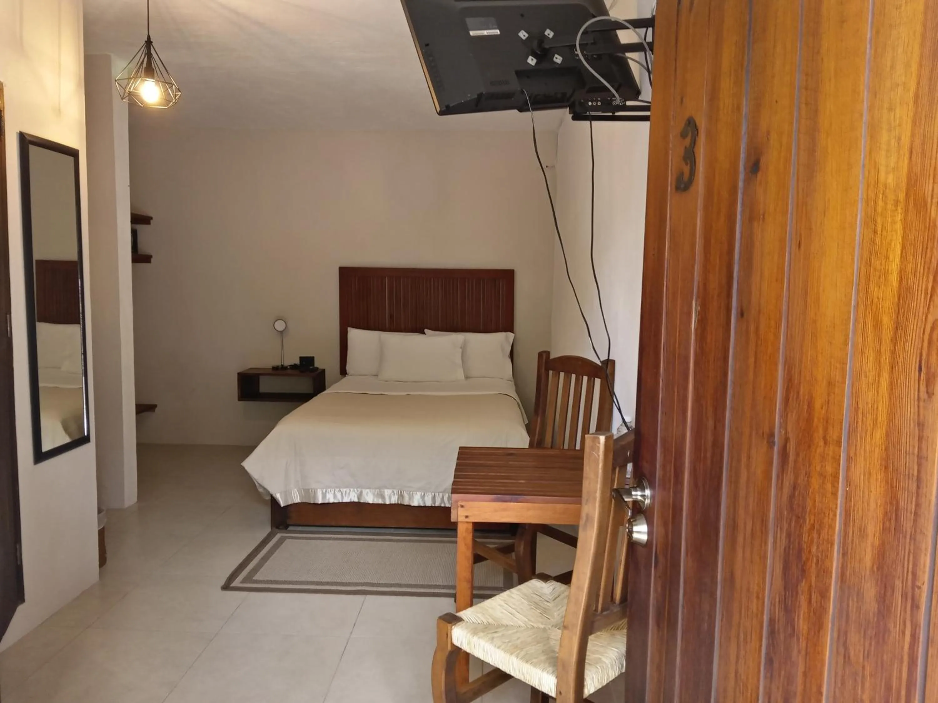 Bed in Meson de Valle Hotel