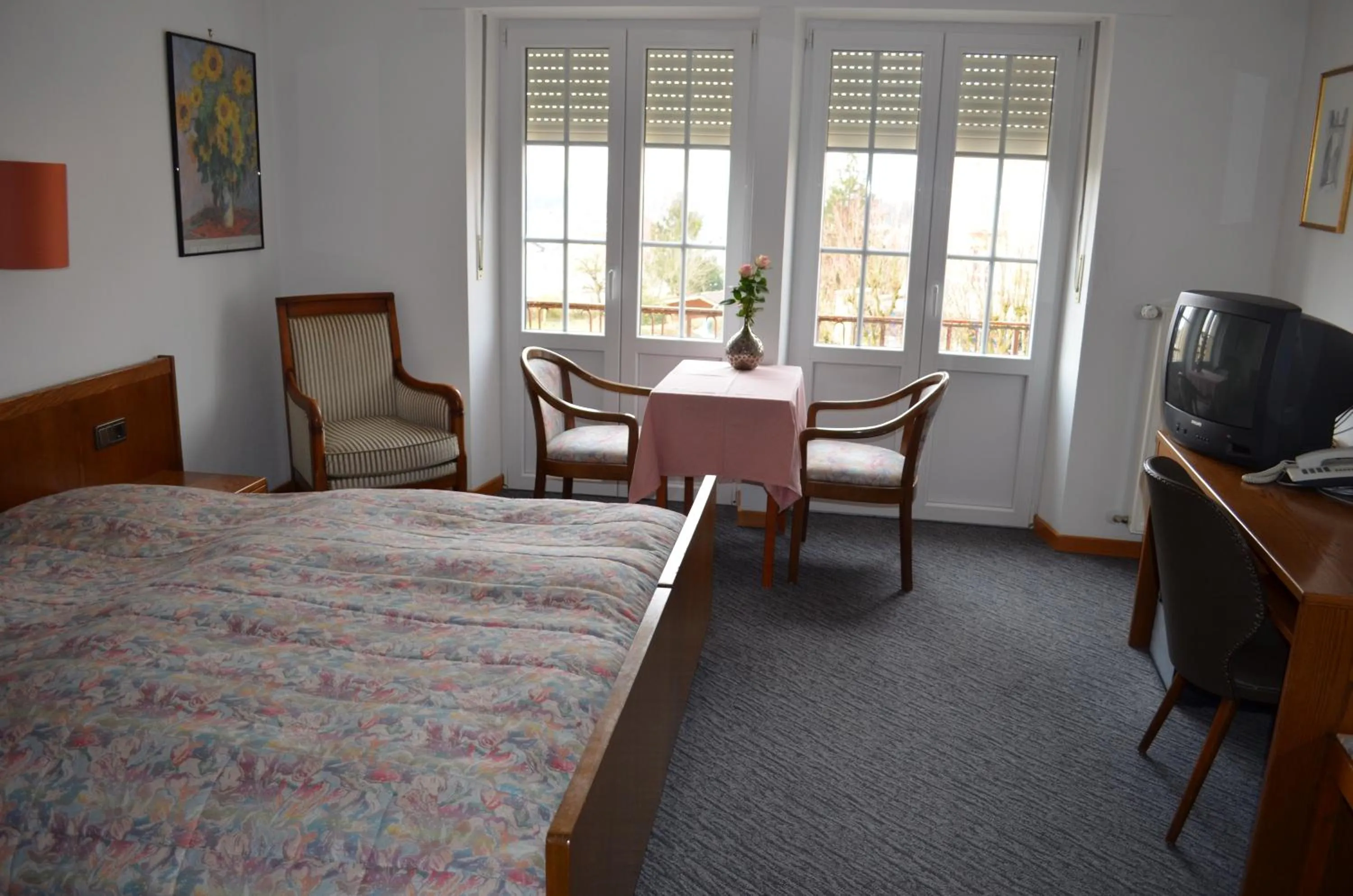 Bedroom, Bed in Hotel Kinnen