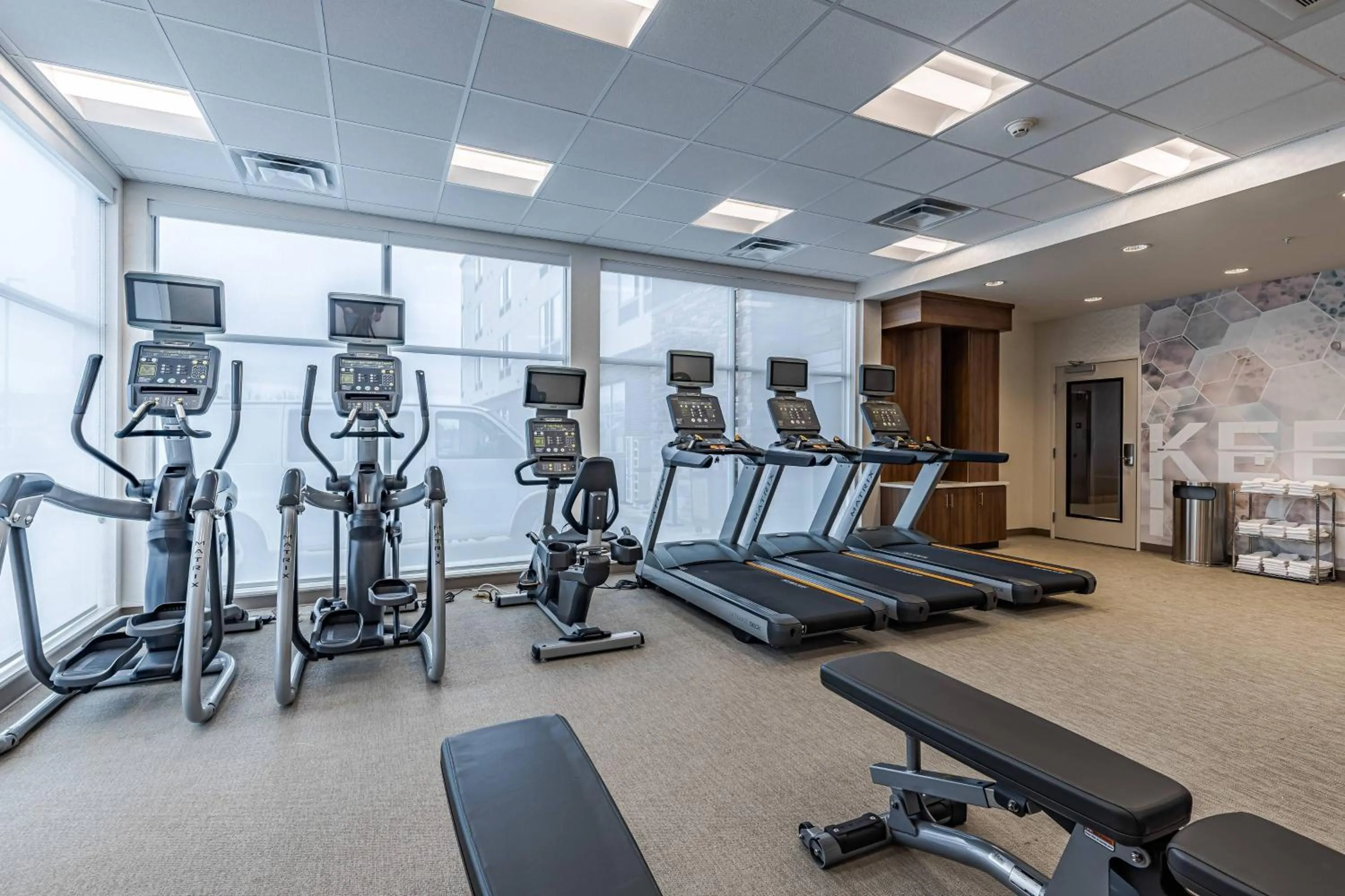 Fitness centre/facilities in SpringHill Suites by Marriott Fort Wayne North