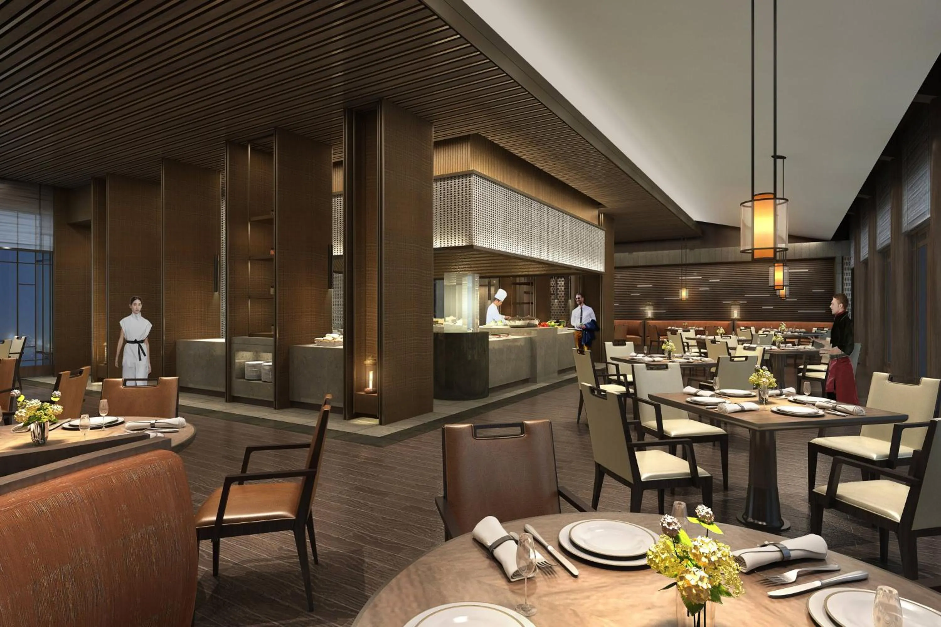 Kitchen or kitchenette in JW Marriott Hotel Qufu