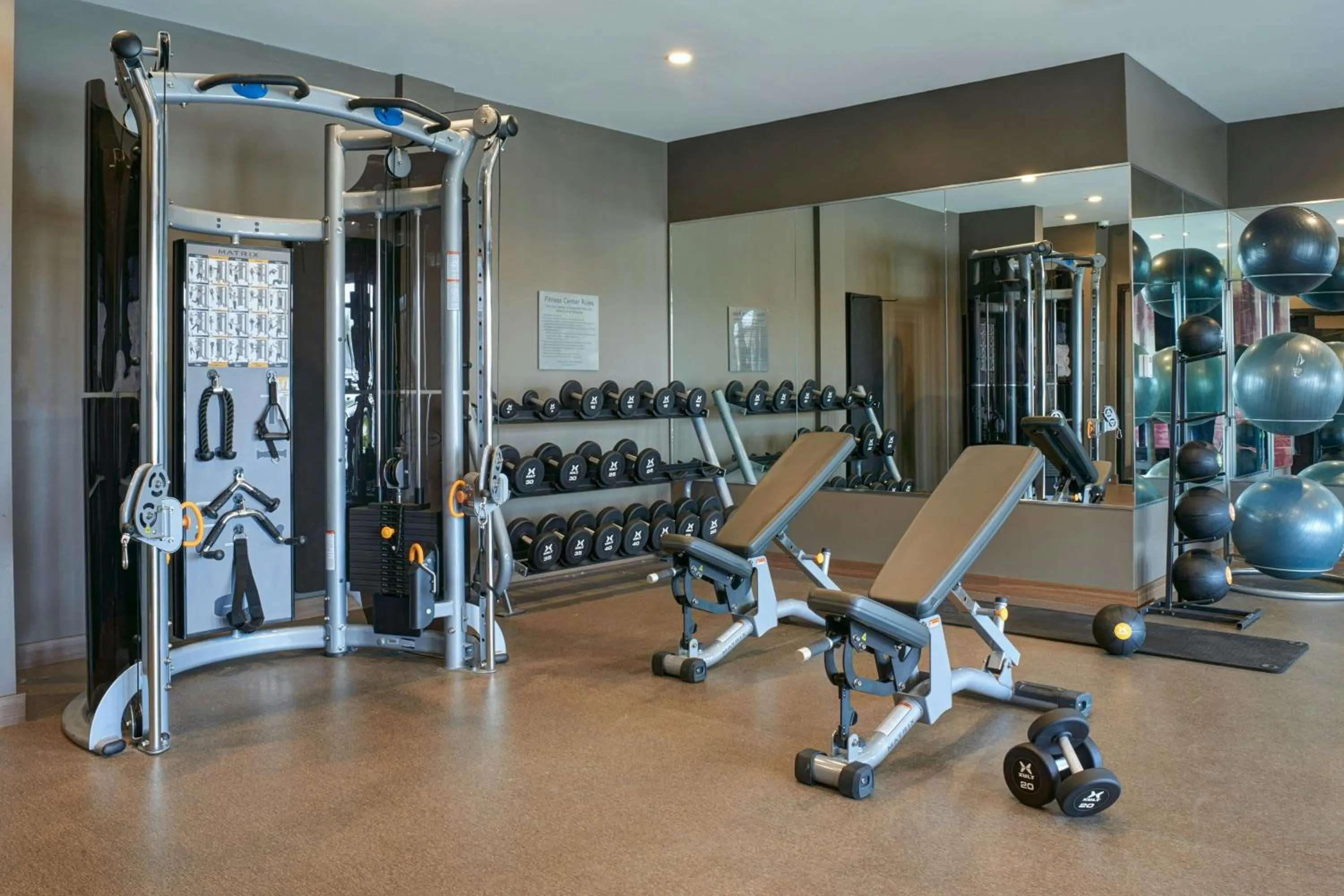 Fitness centre/facilities in Courtyard by Marriott Jackson