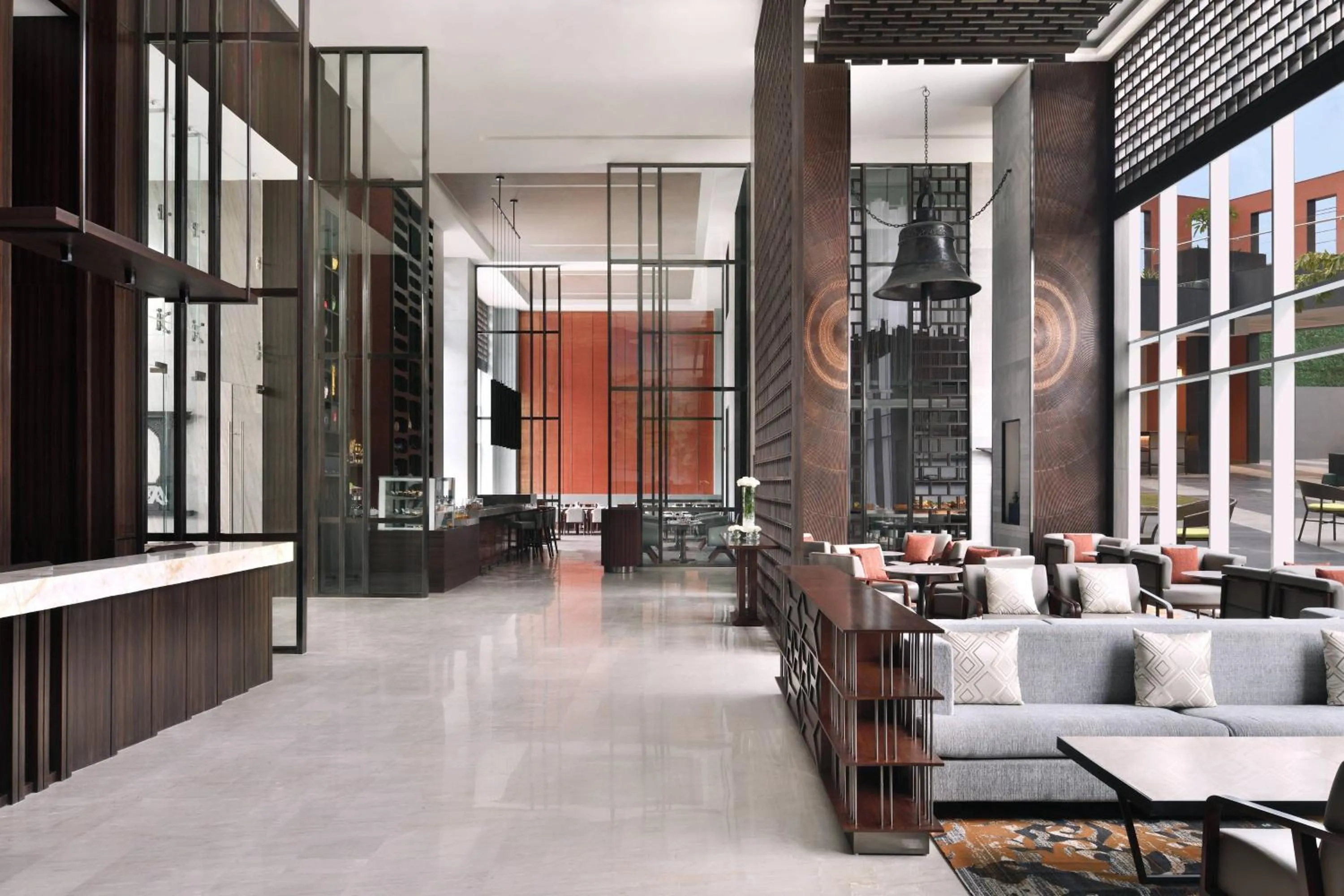 Lobby or reception in Kathmandu Marriott Hotel