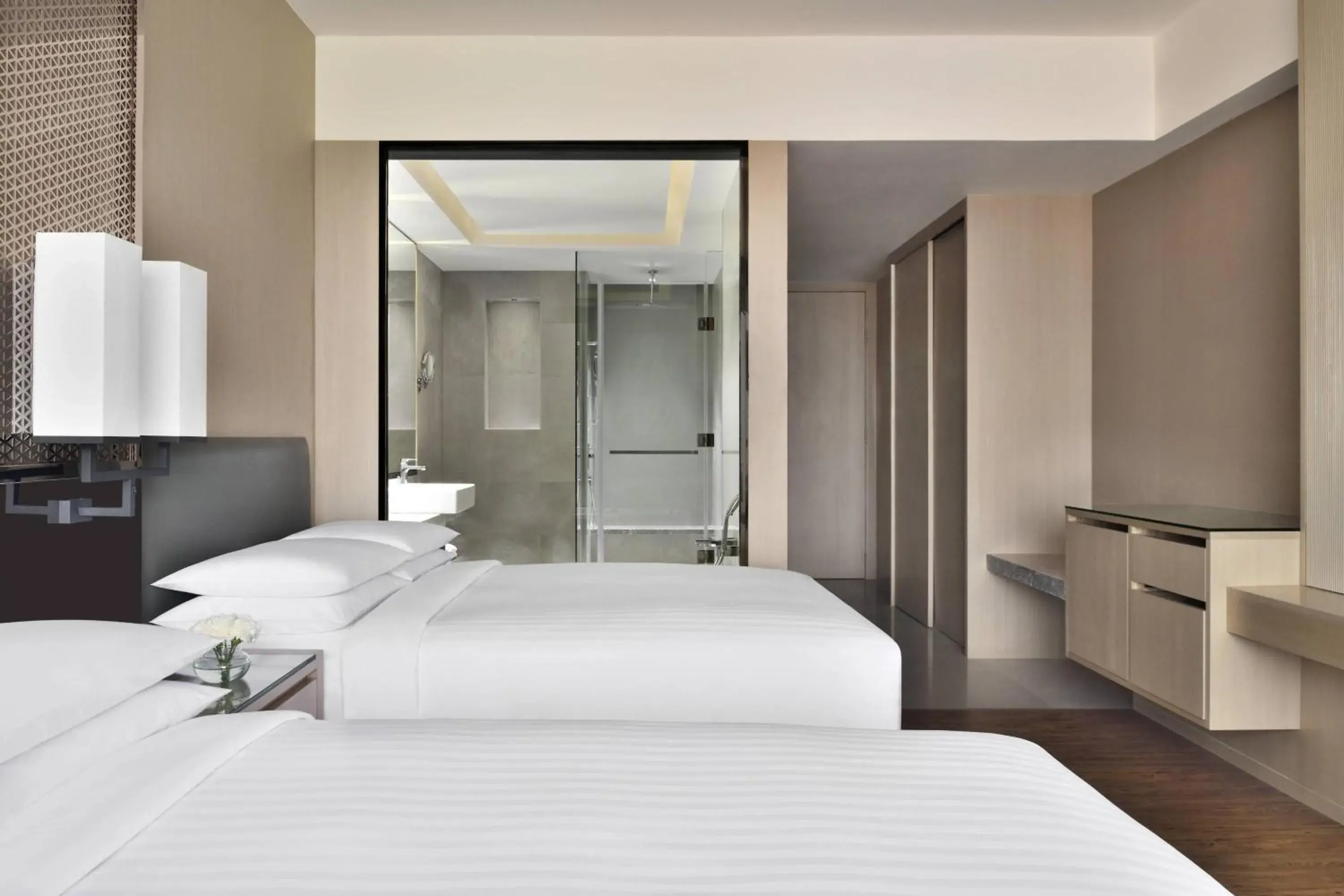 Deluxe Room, 2 Double, Mountain view in Kathmandu Marriott Hotel Deluxe Room, 2 Double, Mountain view in Kathmandu Marriott Hotel