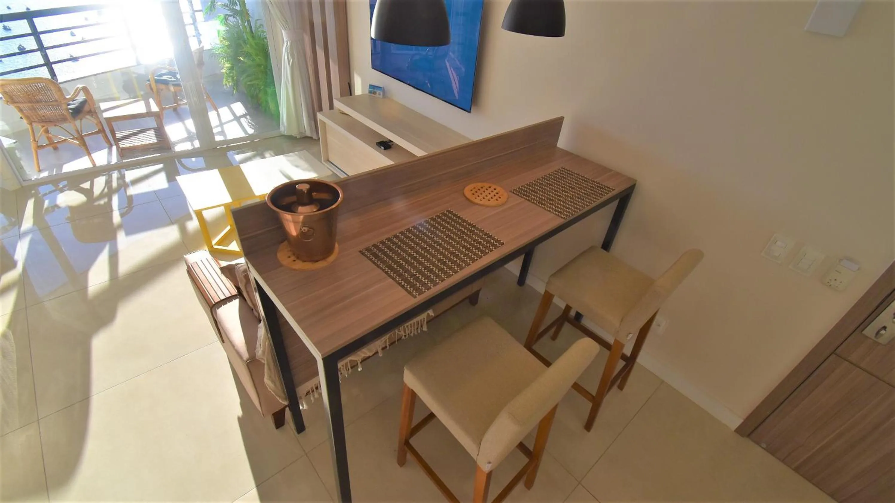 Seating area in Seaflats Iate Plaza Hotel