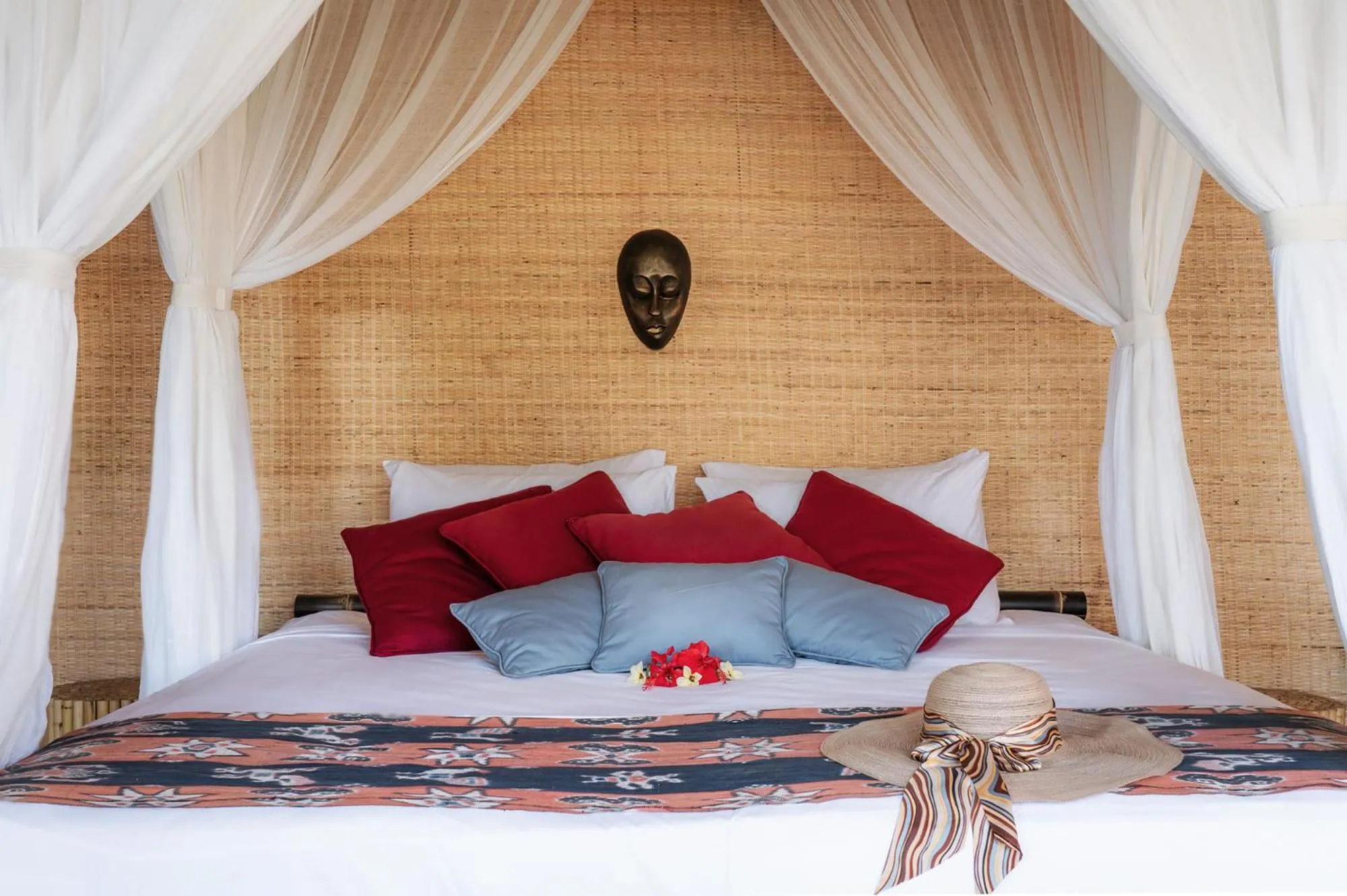 Bed in Maringi Sumba by the Sumba Hospitality Foundation