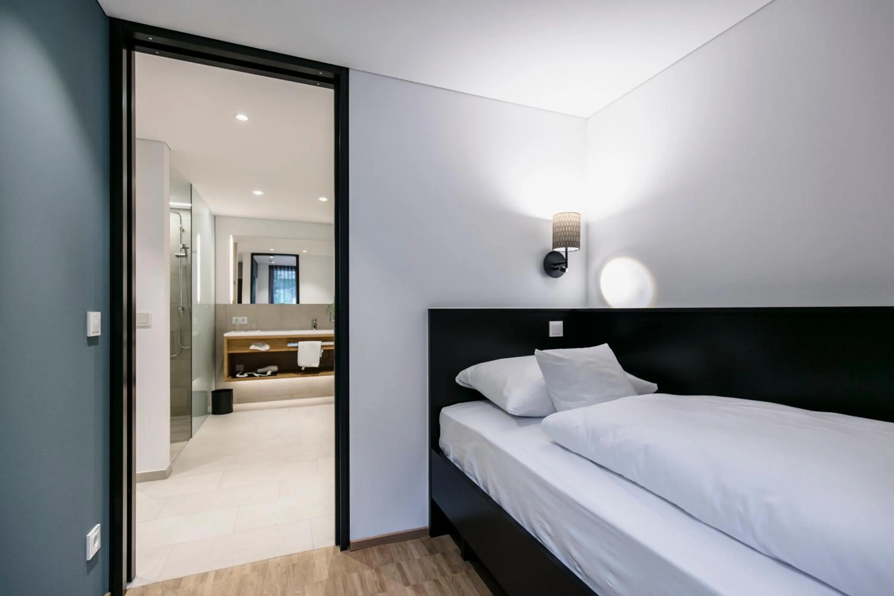 Photo of the whole room, Bed in Montfort - das Hotel