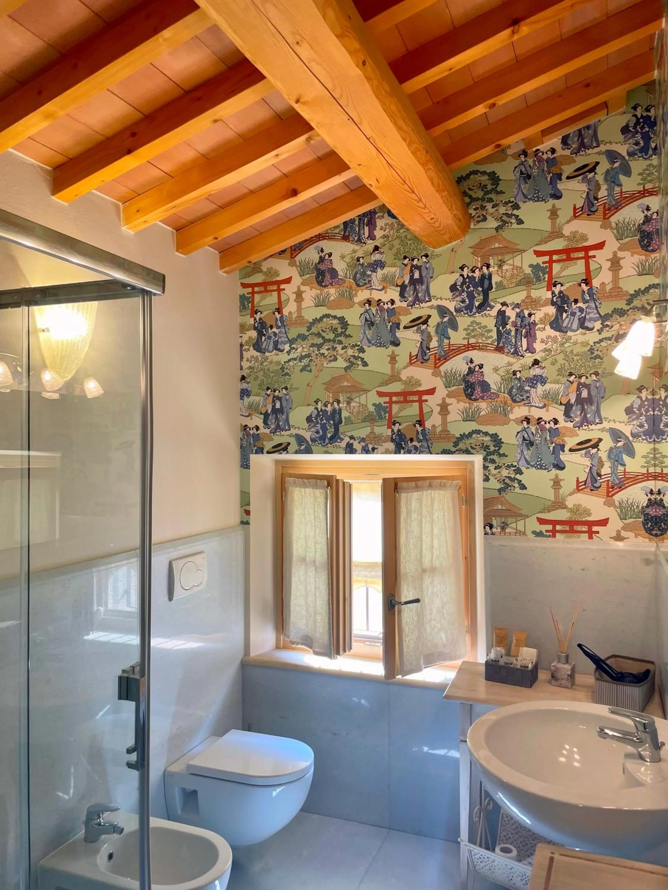 Bathroom in Locanda Lo Scudo