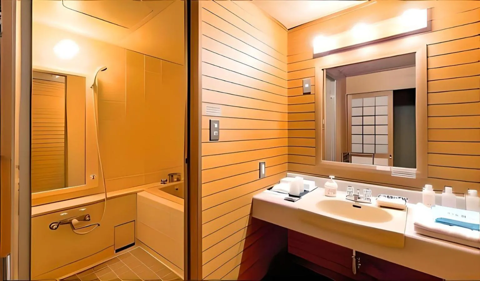 Shower in Hotel Kan-ichi