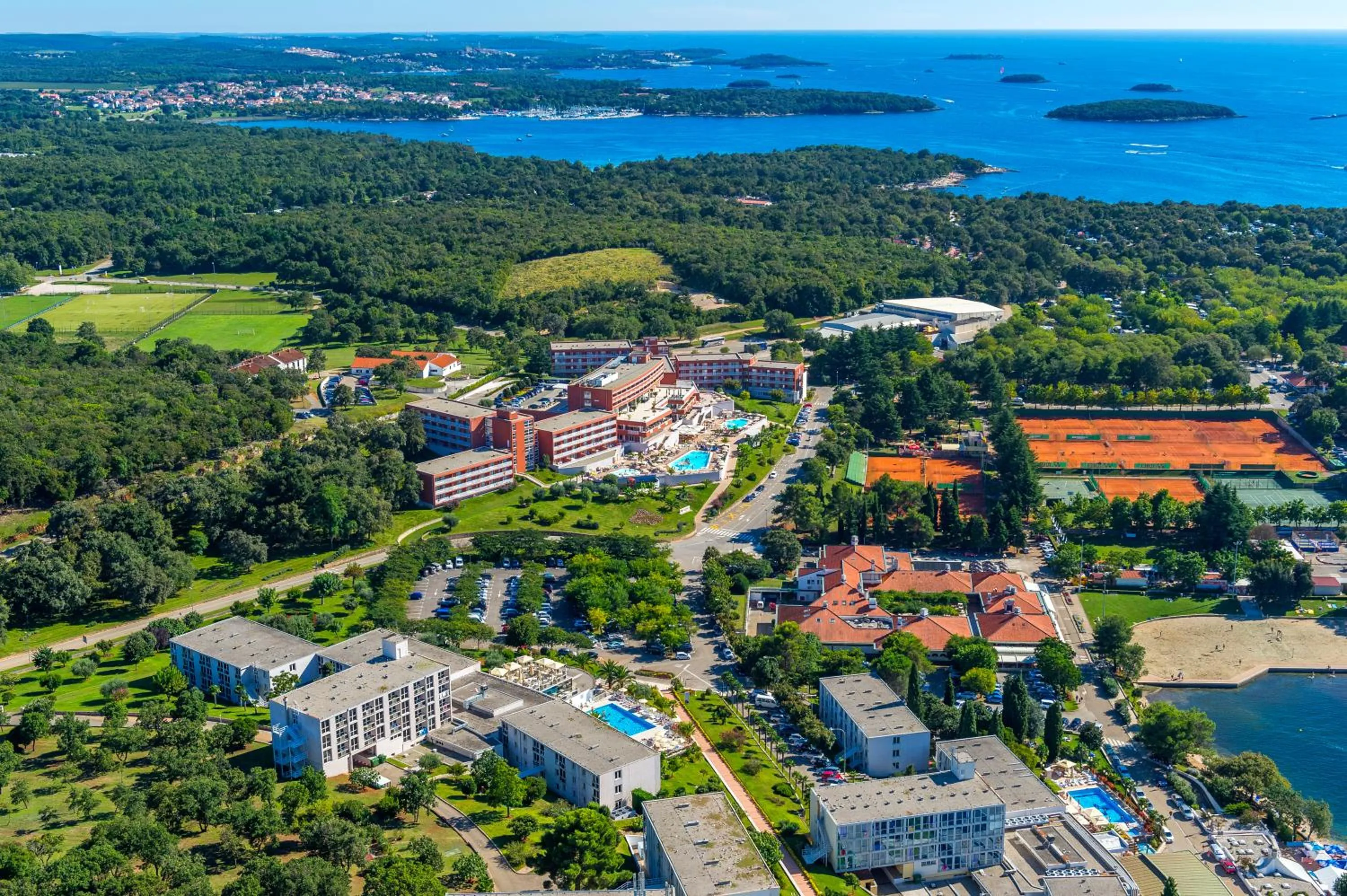 Bird's eye view in Hotel Albatros Plava Laguna