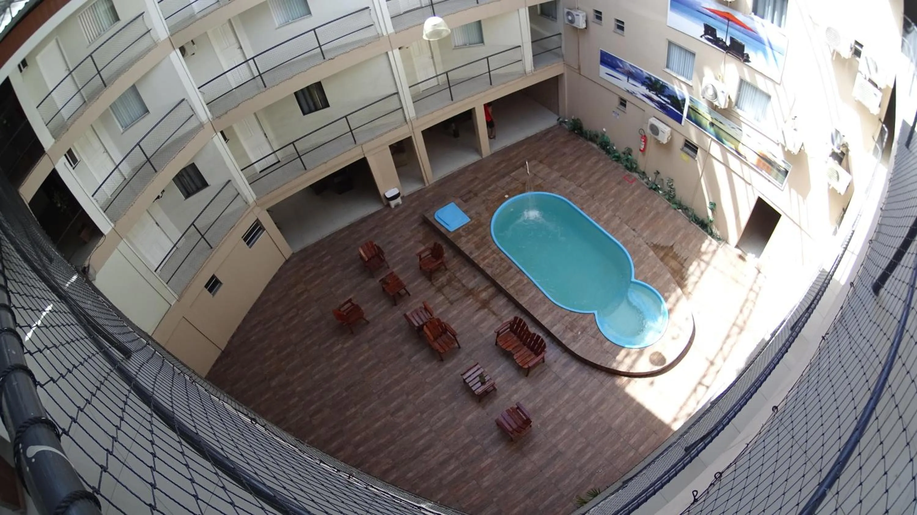 Swimming pool in Hotel Aracaju Express