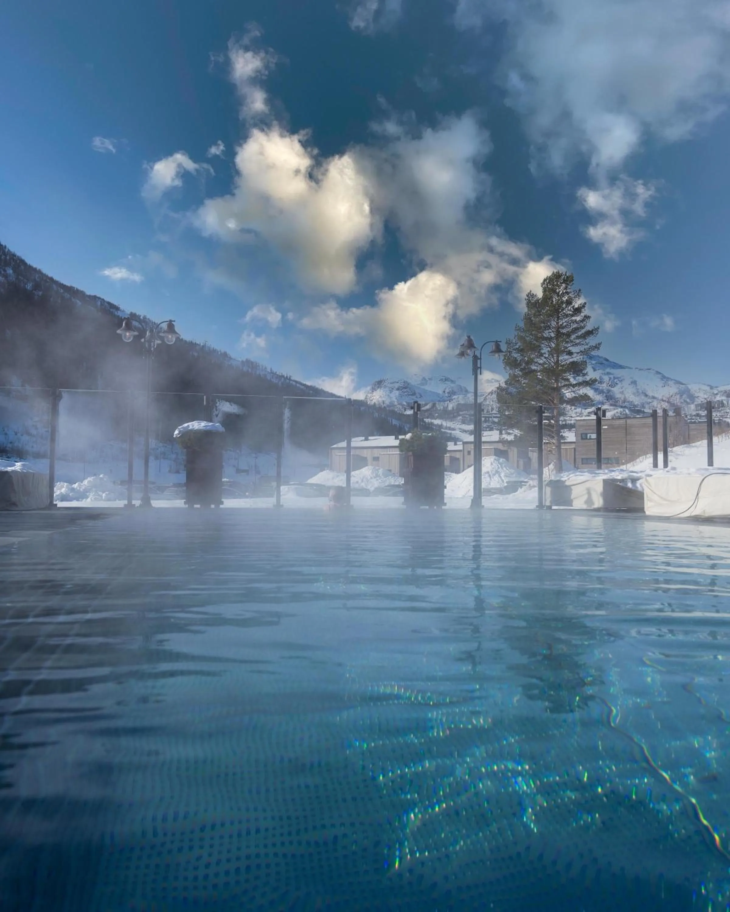 Swimming pool in Fýri Resort